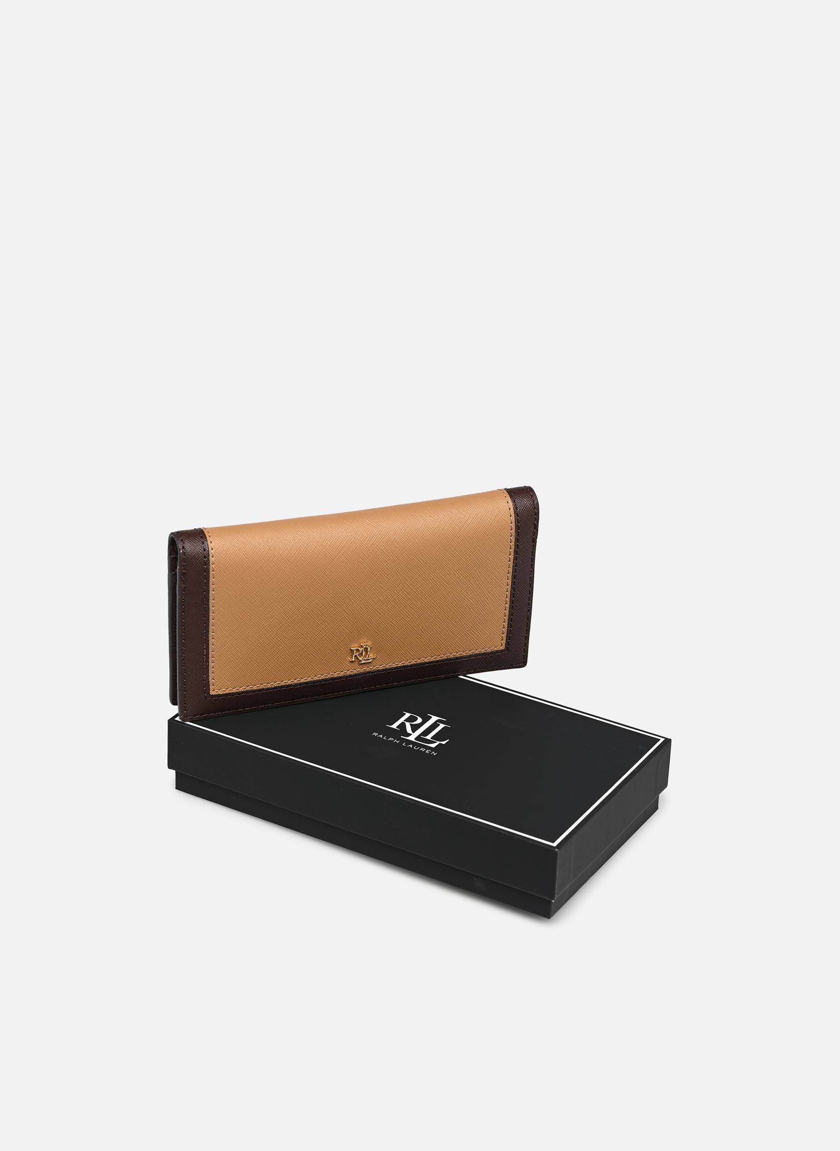 Portefeuilles Slim Wallet-Wallet-Medium femme marron Lauren Ralph Lauren Portefeuilles Slim Wallet-Wallet-Medium femme marron CAMEL/CHESTNUT BROWN