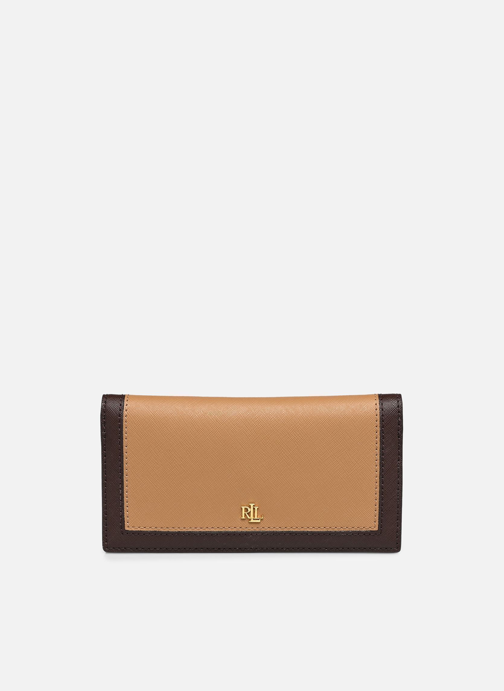 Portefeuilles Slim Wallet-Wallet-Medium femme marron Lauren Ralph Lauren Portefeuilles Slim Wallet-Wallet-Medium femme marron CAMEL/CHESTNUT BROWN