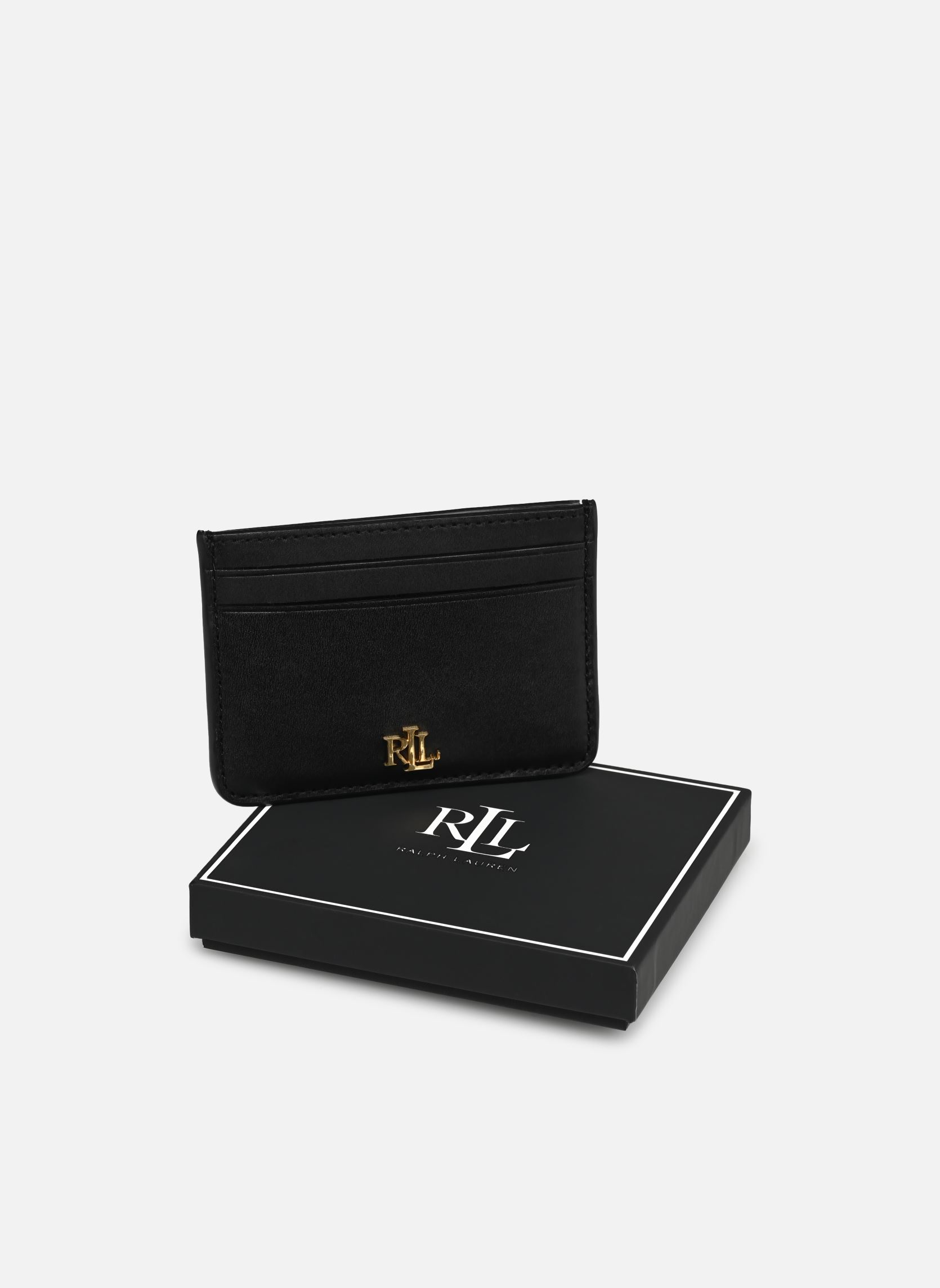 Porte-cartes Slim Card-Card Case-Small femme noir Lauren Ralph Lauren Porte-cartes Slim Card-Card Case-Small femme noir BLACK