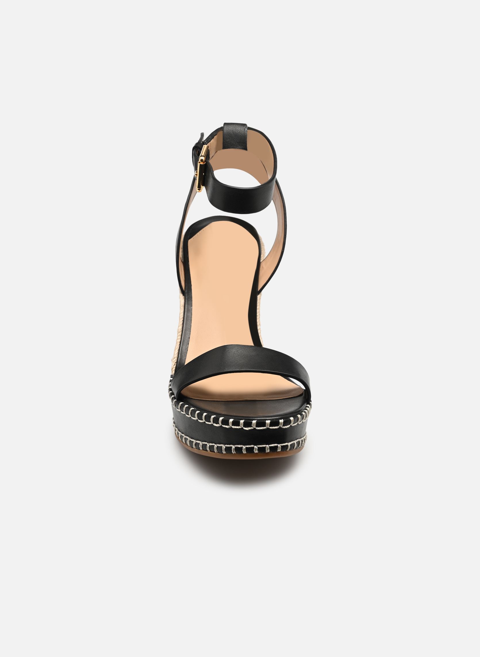 Sandali con zeppa e plateau HILARIE ESPADRILLES WEDGE donna nero Lauren Ralph Lauren Sandali con zeppa e plateau HILARIE ESPADRILLES WEDGE donna nero BLACK