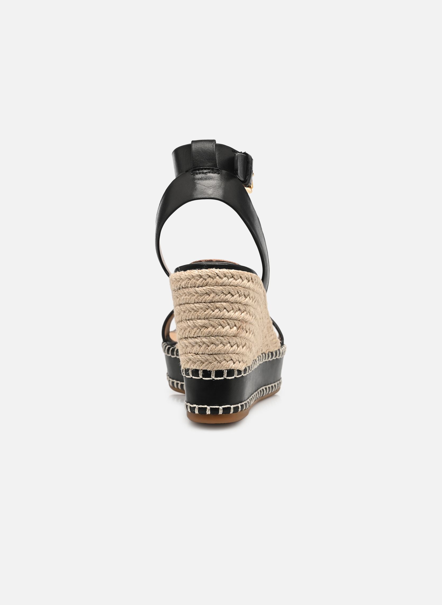 Sandali con zeppa e plateau HILARIE ESPADRILLES WEDGE donna nero Lauren Ralph Lauren Sandali con zeppa e plateau HILARIE ESPADRILLES WEDGE donna nero BLACK