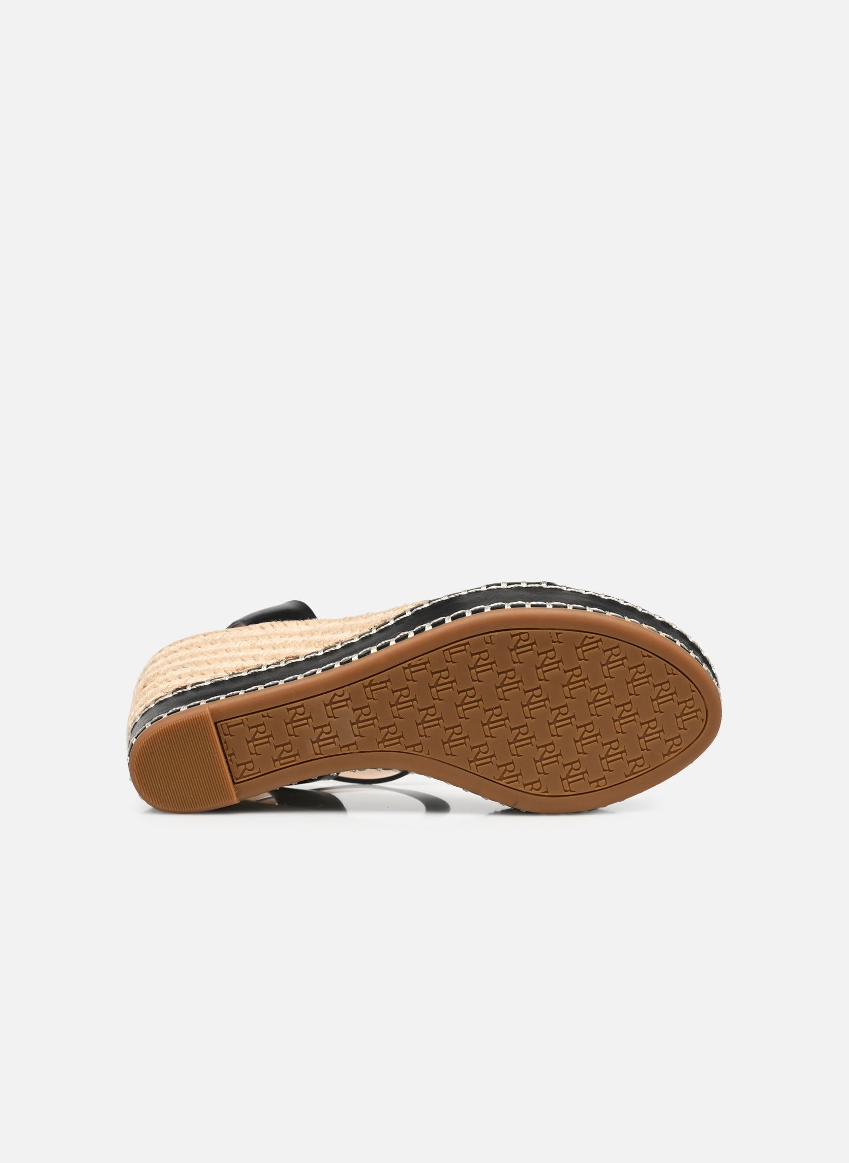 Sandali con zeppa e plateau HILARIE ESPADRILLES WEDGE donna nero Lauren Ralph Lauren Sandali con zeppa e plateau HILARIE ESPADRILLES WEDGE donna nero BLACK