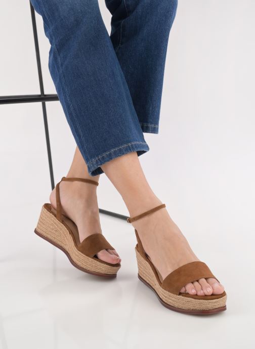 Lauren Ralph Lauren LEONA-ESPADRILLES-WEDGE (Bruin) - Sandalen chez Sarenza  (685512)