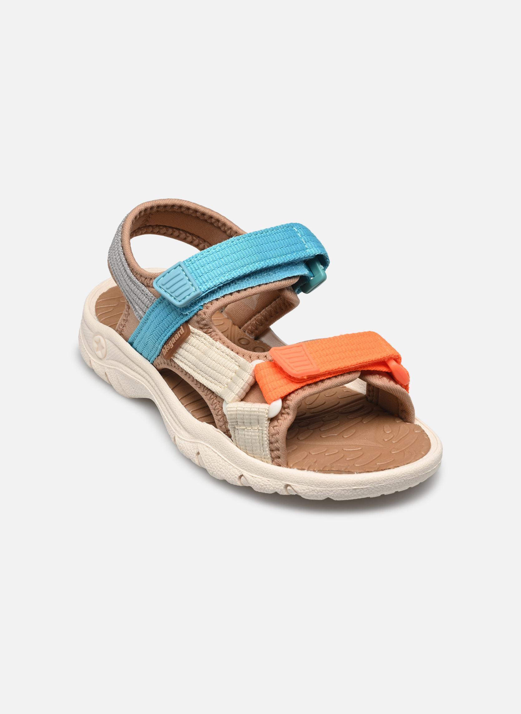 Sandales Nico garçon multicolore Bisgaard Sandales Nico garçon multicolore BRIGHT ORANGE/BLUE