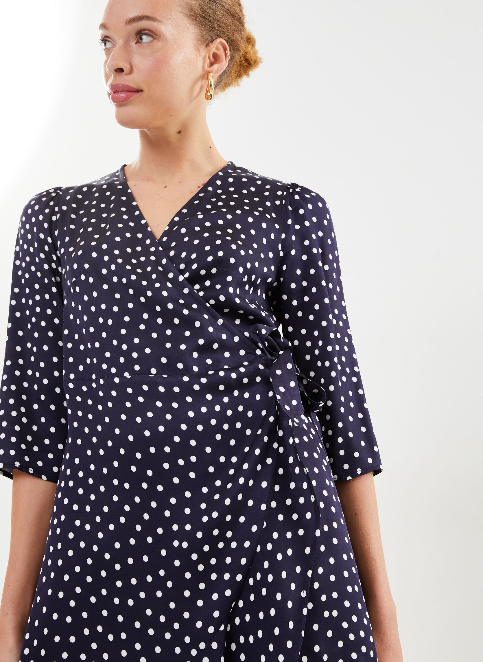 Robes ROSALYA femme bleu Georgia Rose Robes ROSALYA femme bleu MARINE