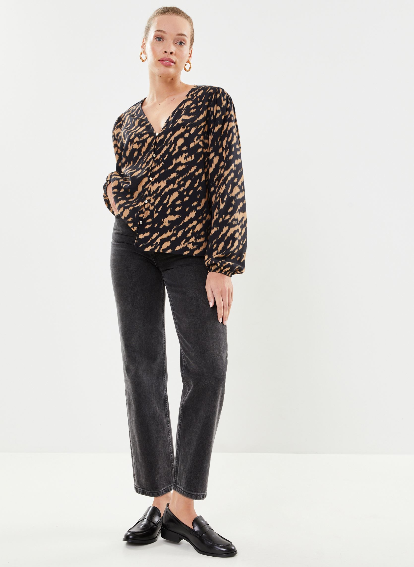 Bluse a maniche lunghe BEVA donna multicolore Georgia Rose Bluse a maniche lunghe BEVA donna multicolore MULTICOLORE