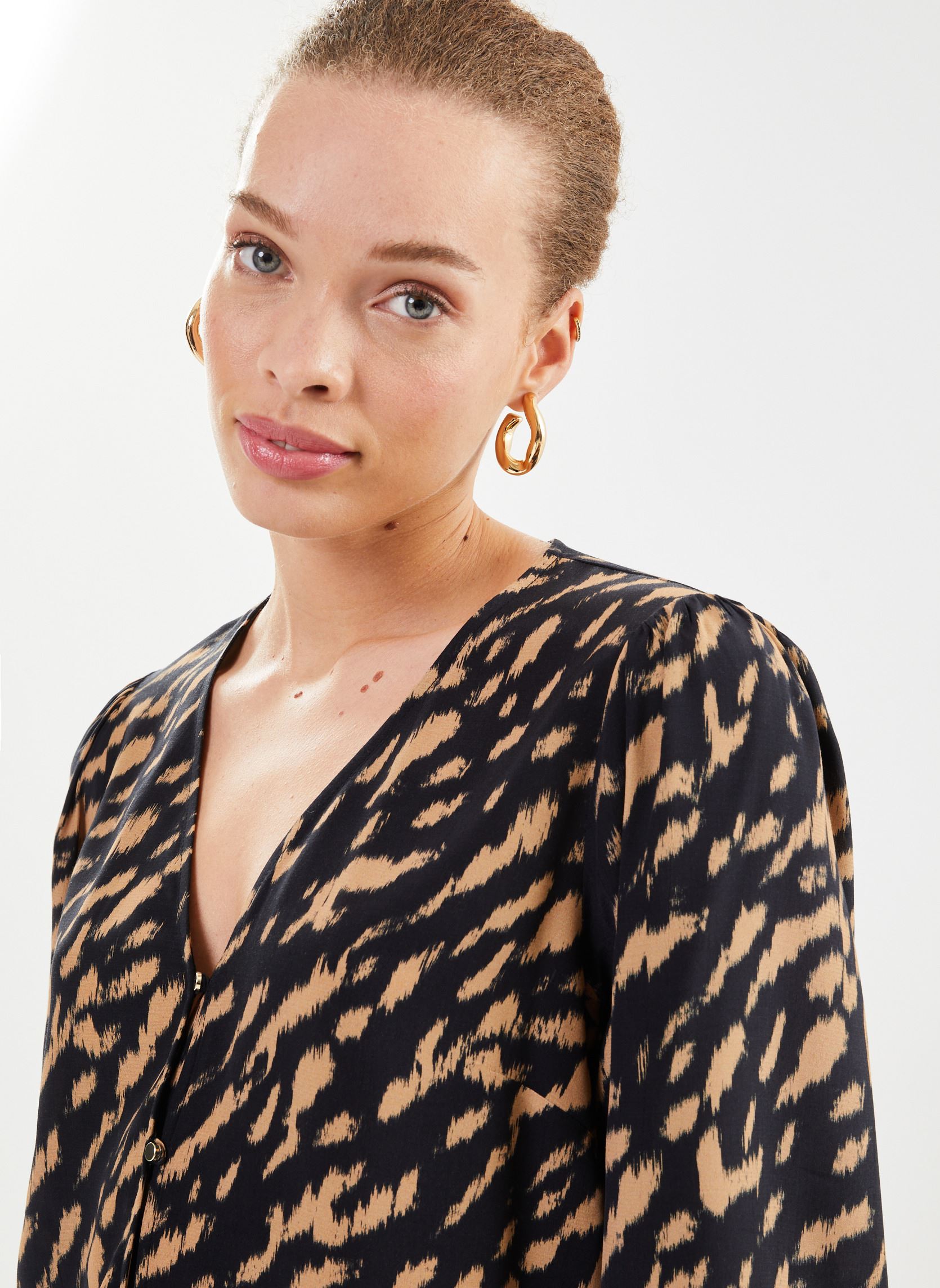 Bluse a maniche lunghe BEVA donna multicolore Georgia Rose Bluse a maniche lunghe BEVA donna multicolore MULTICOLORE