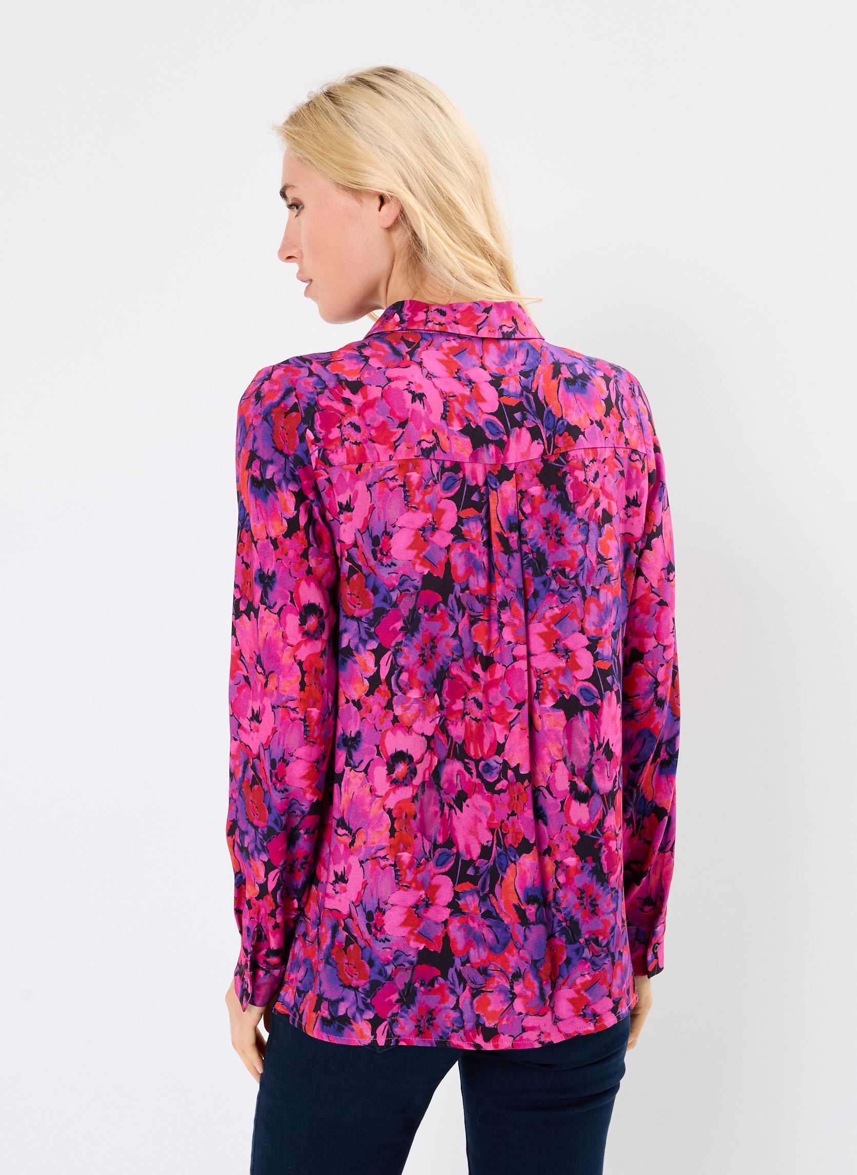 Camicie a maniche lunghe BAMA donna rosa Georgia Rose Camicie a maniche lunghe BAMA donna rosa ROSE FUSCHIA