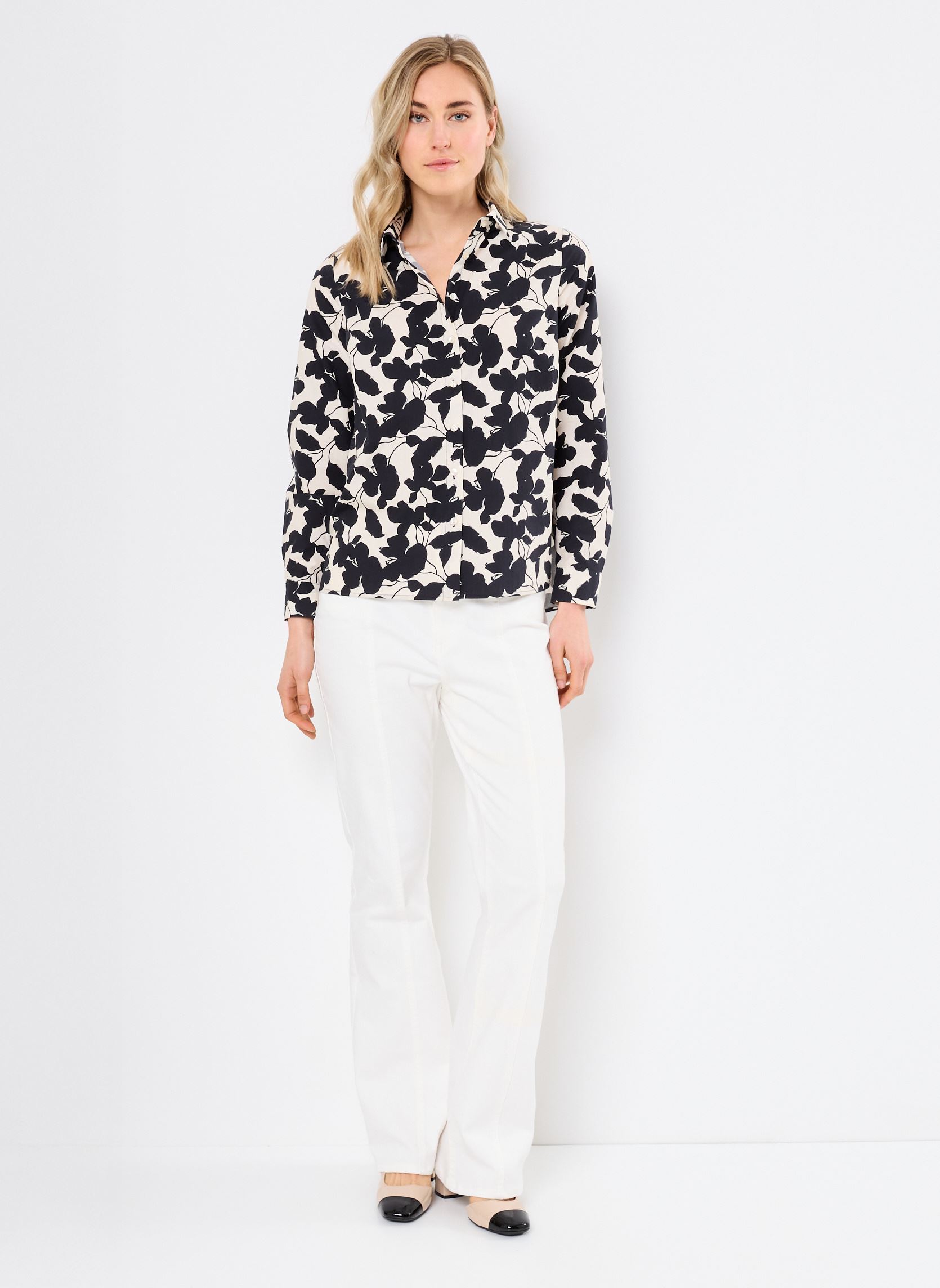 Chemises manches longues BAMA femme beige Georgia Rose Chemises manches longues BAMA femme beige ECRU