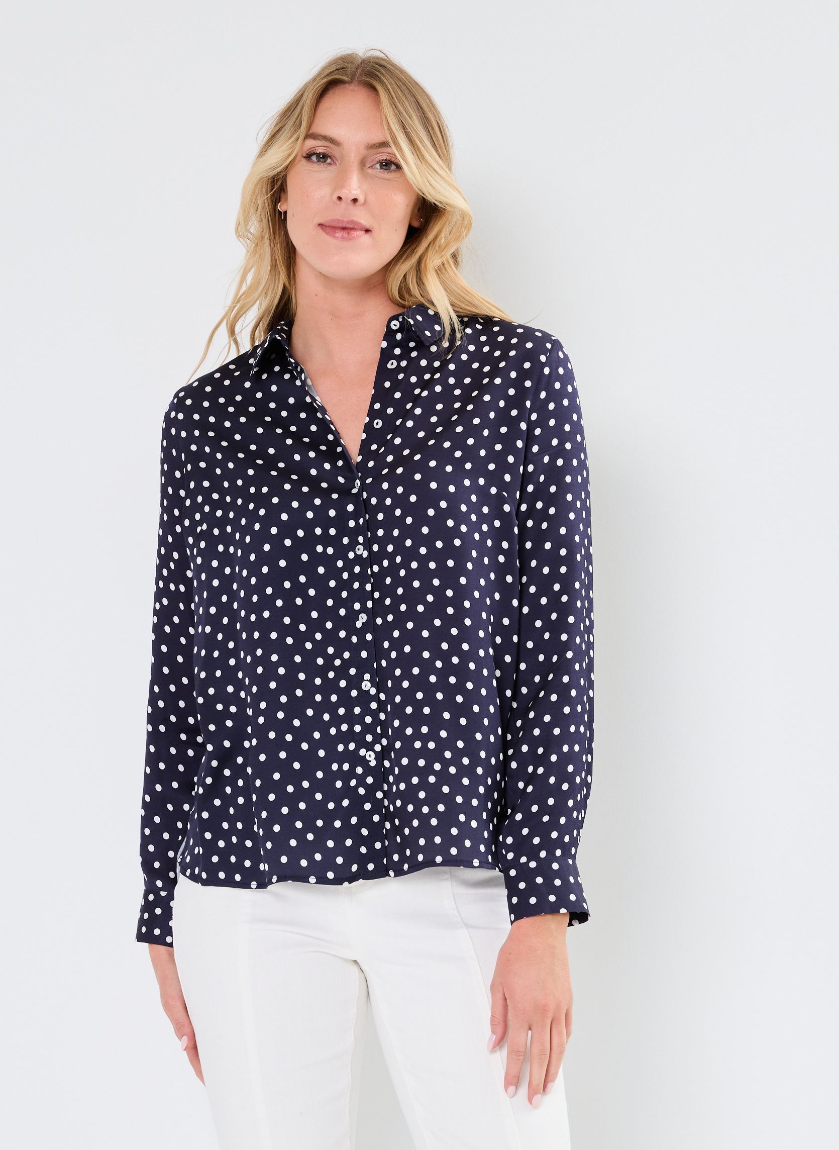 Camisas de manga larga BAMA mujer azul Georgia Rose Camisas de manga larga BAMA mujer azul MARINE POIS