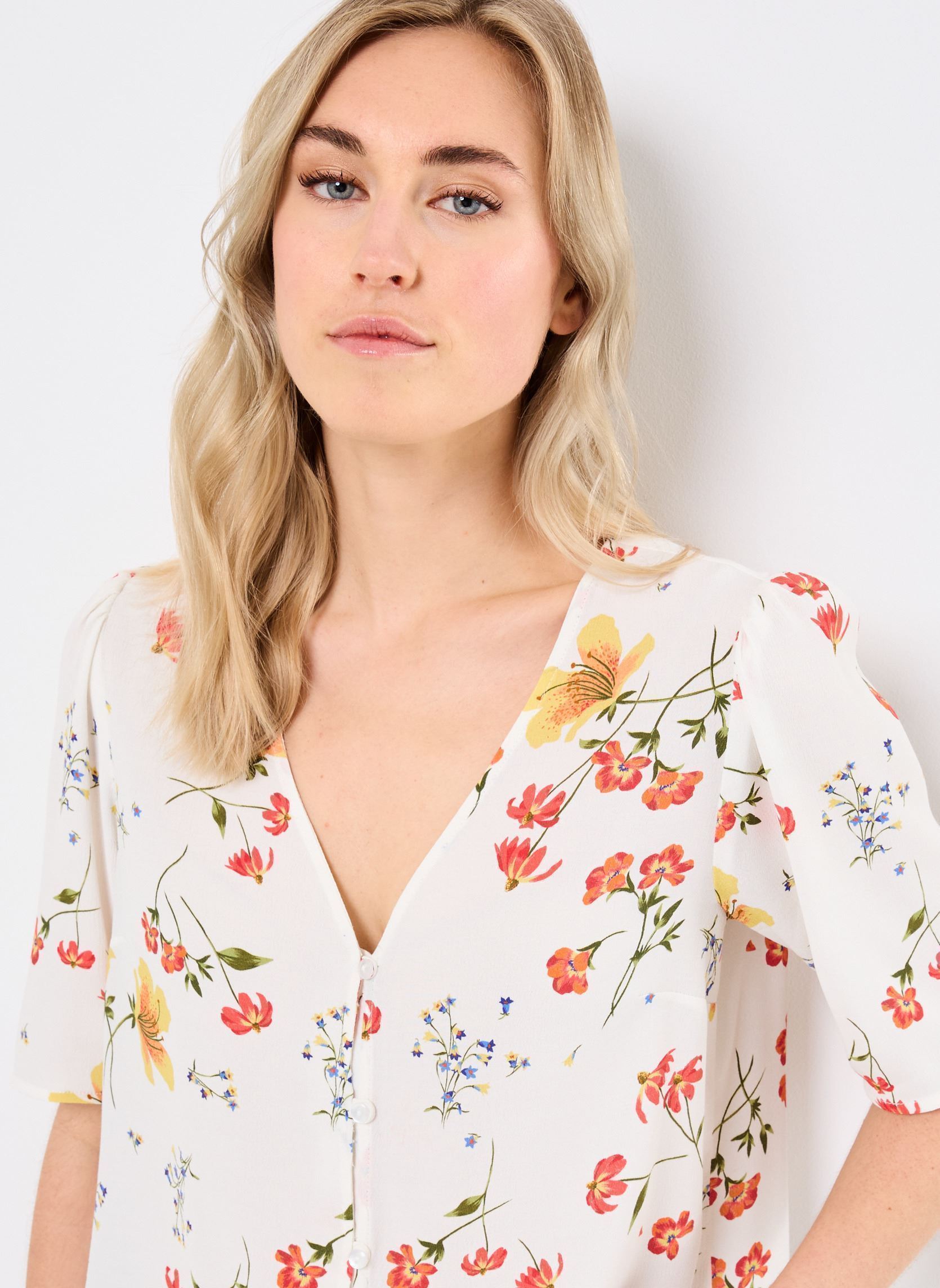 Blouses manches longues BEMA femme blanc Georgia Rose Blouses manches longues BEMA femme blanc BLANC CASSE