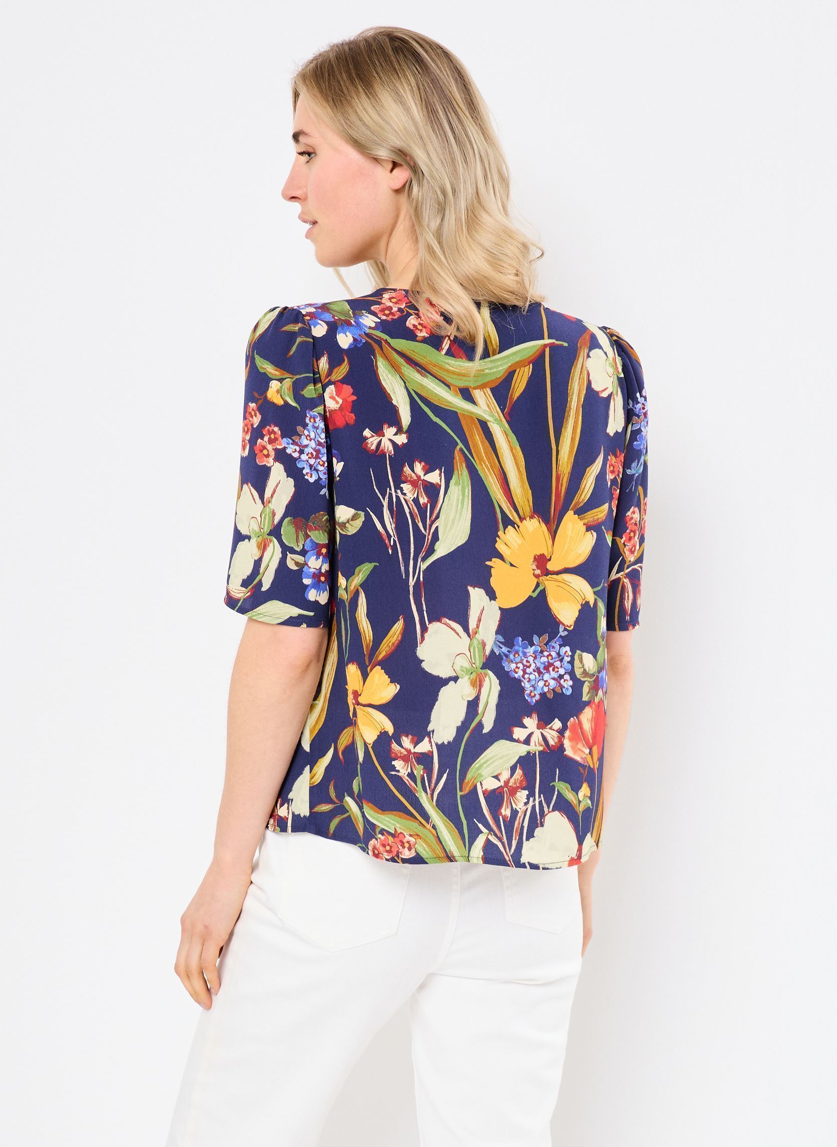 Langarm-Blusen BEMA damen blau Georgia Rose Langarm-Blusen BEMA damen blau MARINE
