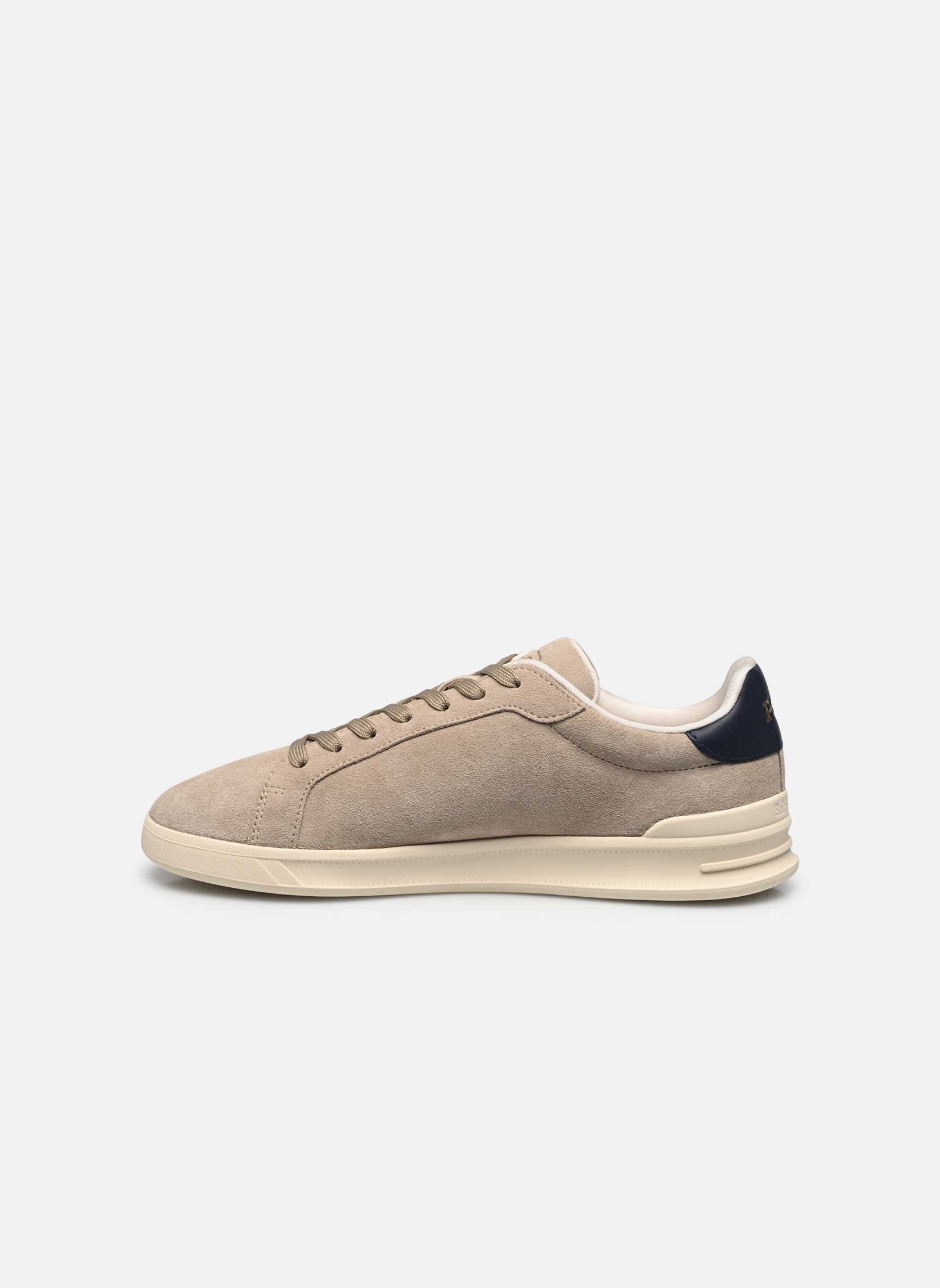 Sneaker HRT CRT II-SNEAKERS-LOW TOP LACE herren beige Polo Ralph Lauren Sneaker HRT CRT II-SNEAKERS-LOW TOP LACE herren beige MILKSHAKE/NAVY