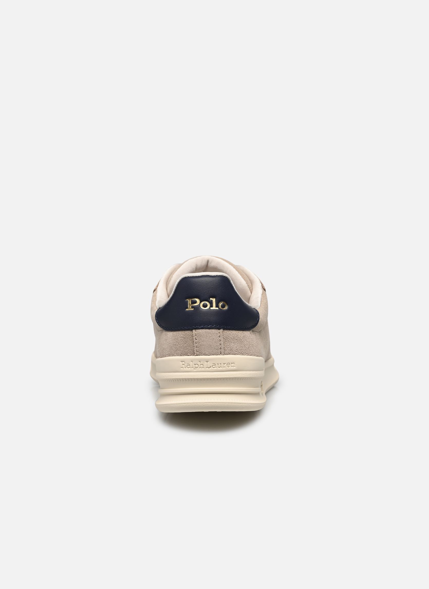 Sneaker HRT CRT II-SNEAKERS-LOW TOP LACE herren beige Polo Ralph Lauren Sneaker HRT CRT II-SNEAKERS-LOW TOP LACE herren beige MILKSHAKE/NAVY