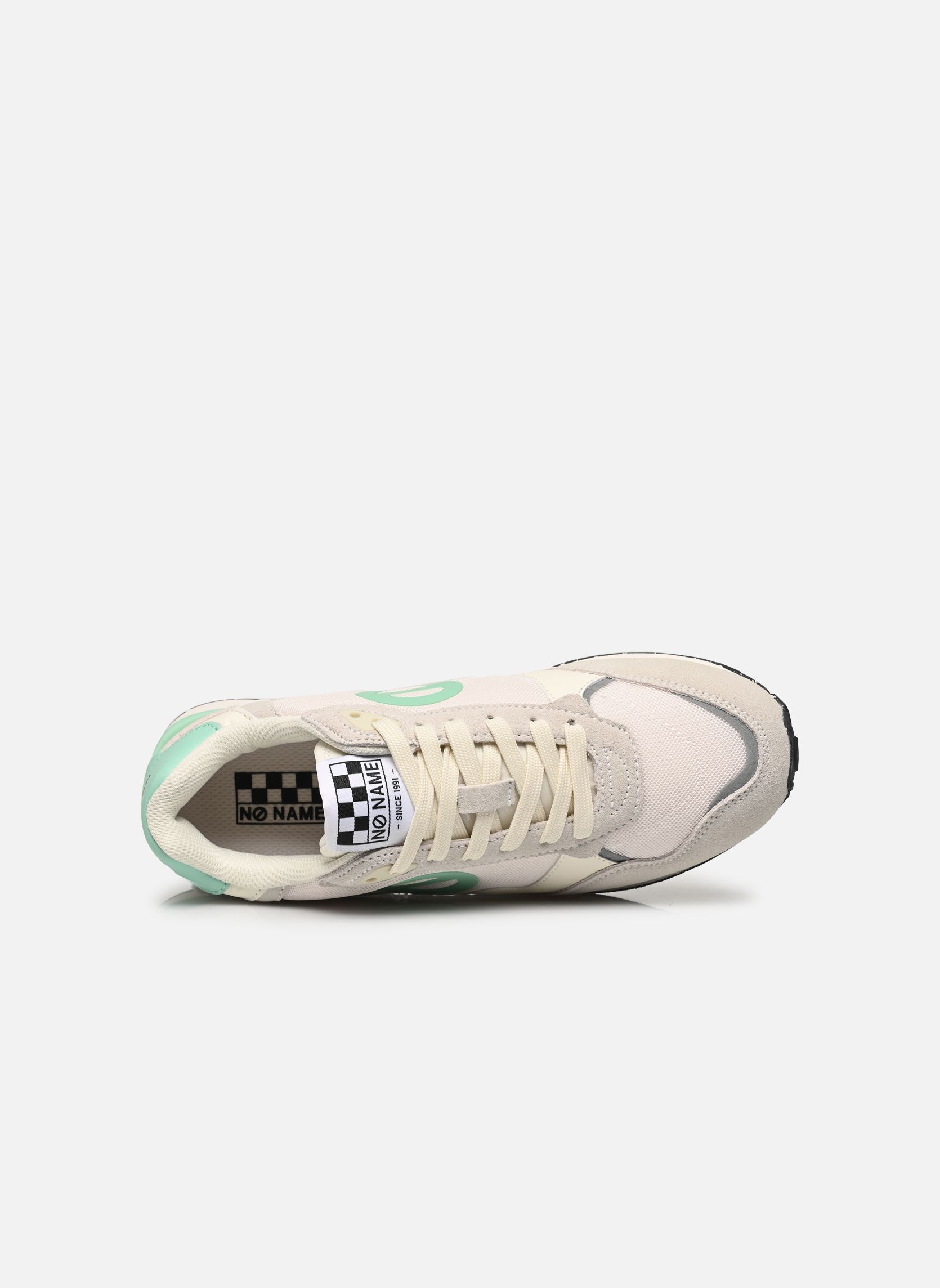 Sneakers Tova Runner dames wit No Name Sneakers Tova Runner dames wit WHITE/DOVE/JADE