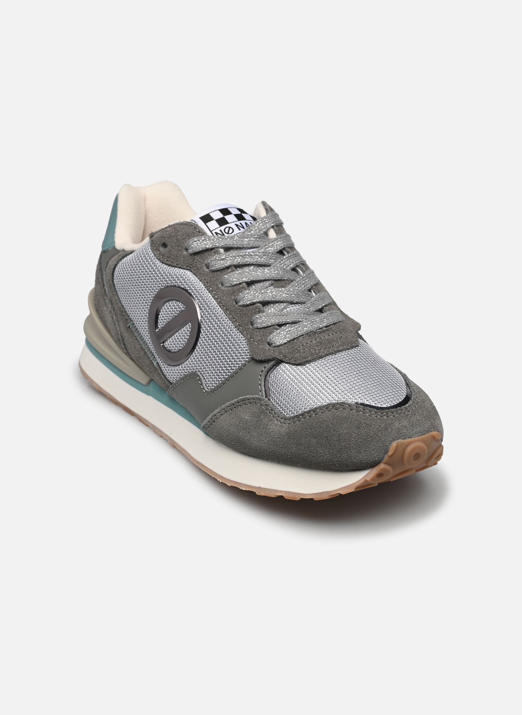 Sneakers Tova Runner dames grijs No Name Sneakers Tova Runner dames grijs CARBONEGREYOILBLUE
