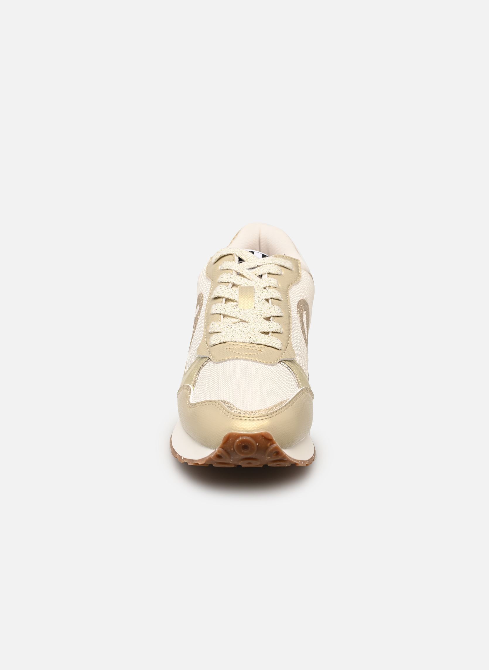 Sneakers Tova Runner dames goud en brons No Name Sneakers Tova Runner dames goud en brons L.GOLD/DOVE/L.GOLD