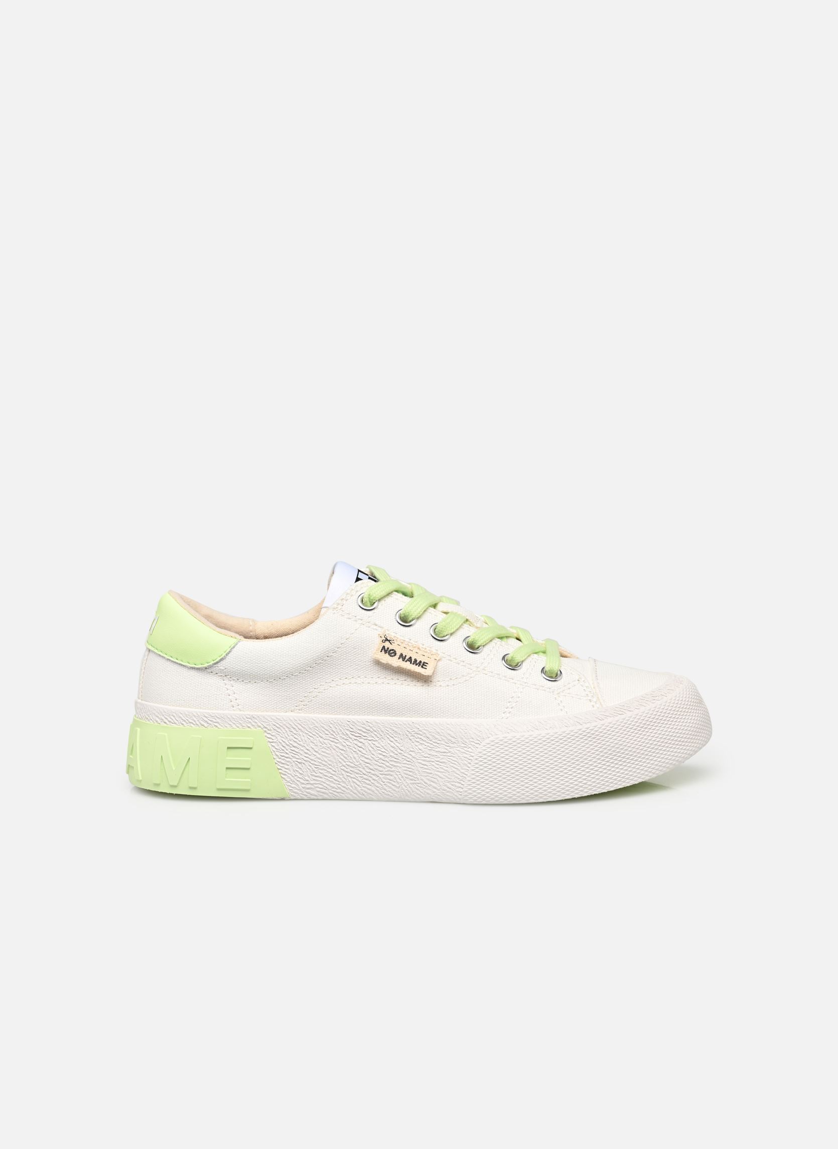 Print sneakers Reset Sneaker dames wit No Name Print sneakers Reset Sneaker dames wit WHITE/LIME