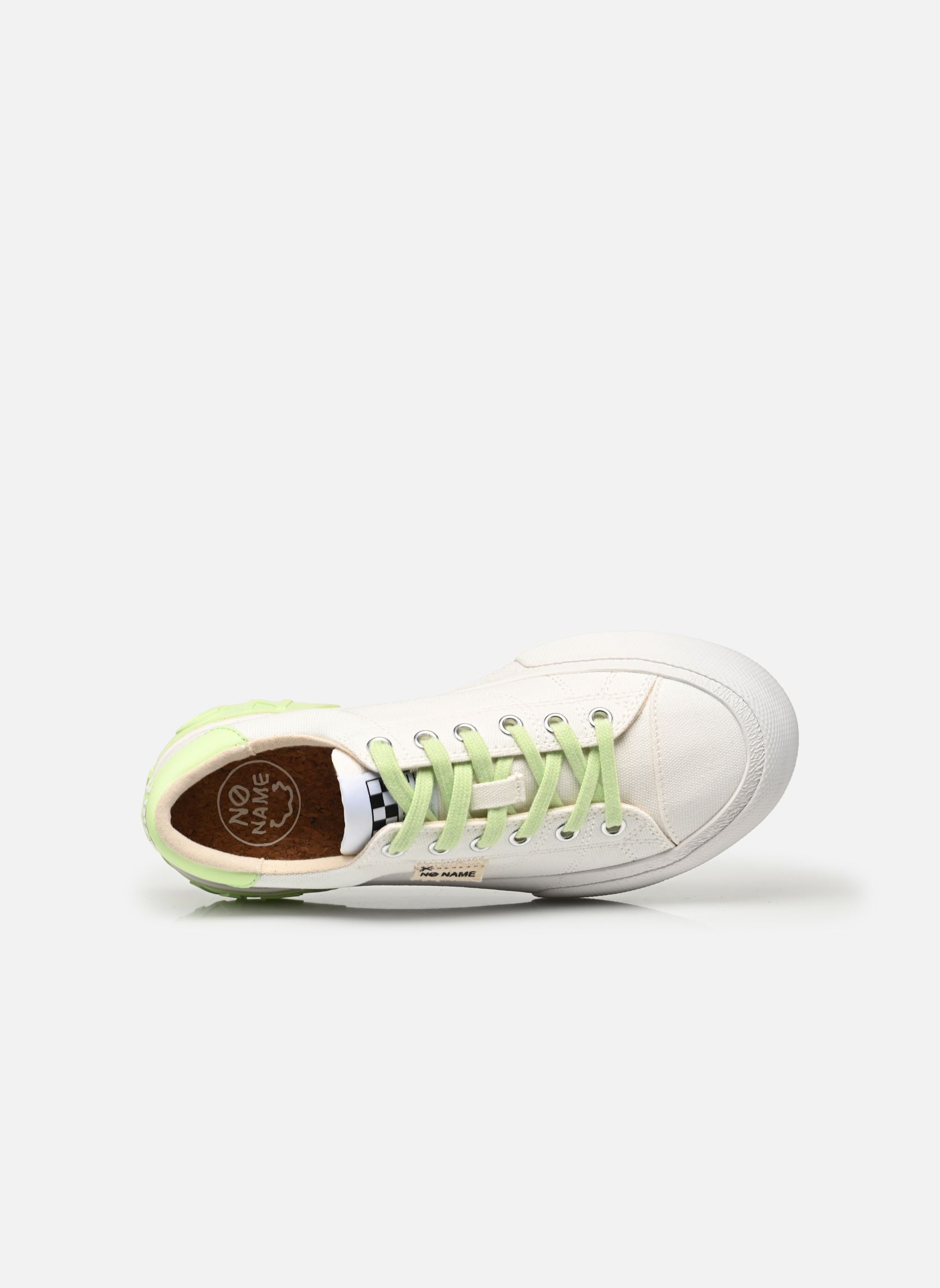 Print sneakers Reset Sneaker dames wit No Name Print sneakers Reset Sneaker dames wit WHITE/LIME