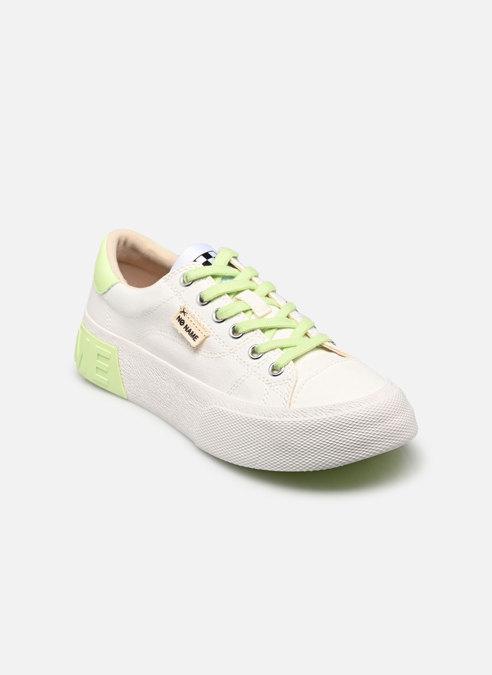 Print sneakers Reset Sneaker dames wit No Name Print sneakers Reset Sneaker dames wit WHITE/LIME