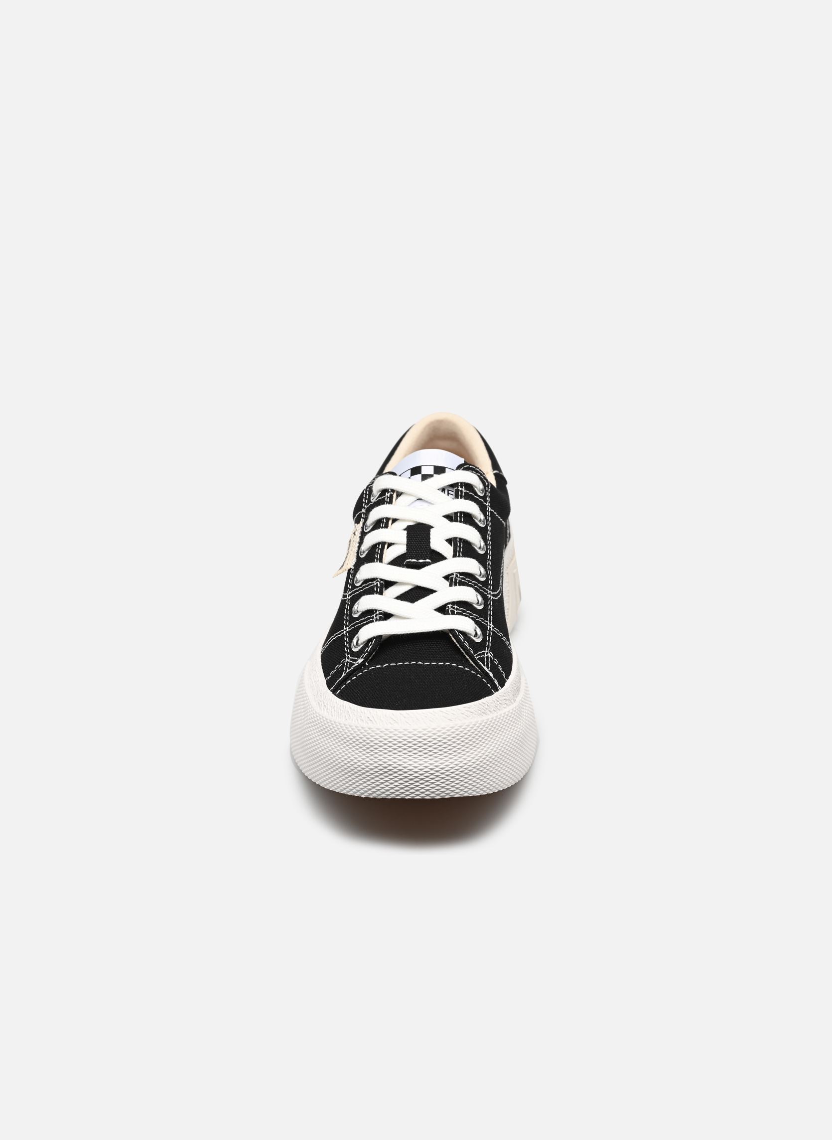 Leinen-Sneaker Reset Sneaker damen schwarz No Name Leinen-Sneaker Reset Sneaker damen schwarz BLACK/STITCH WHITE