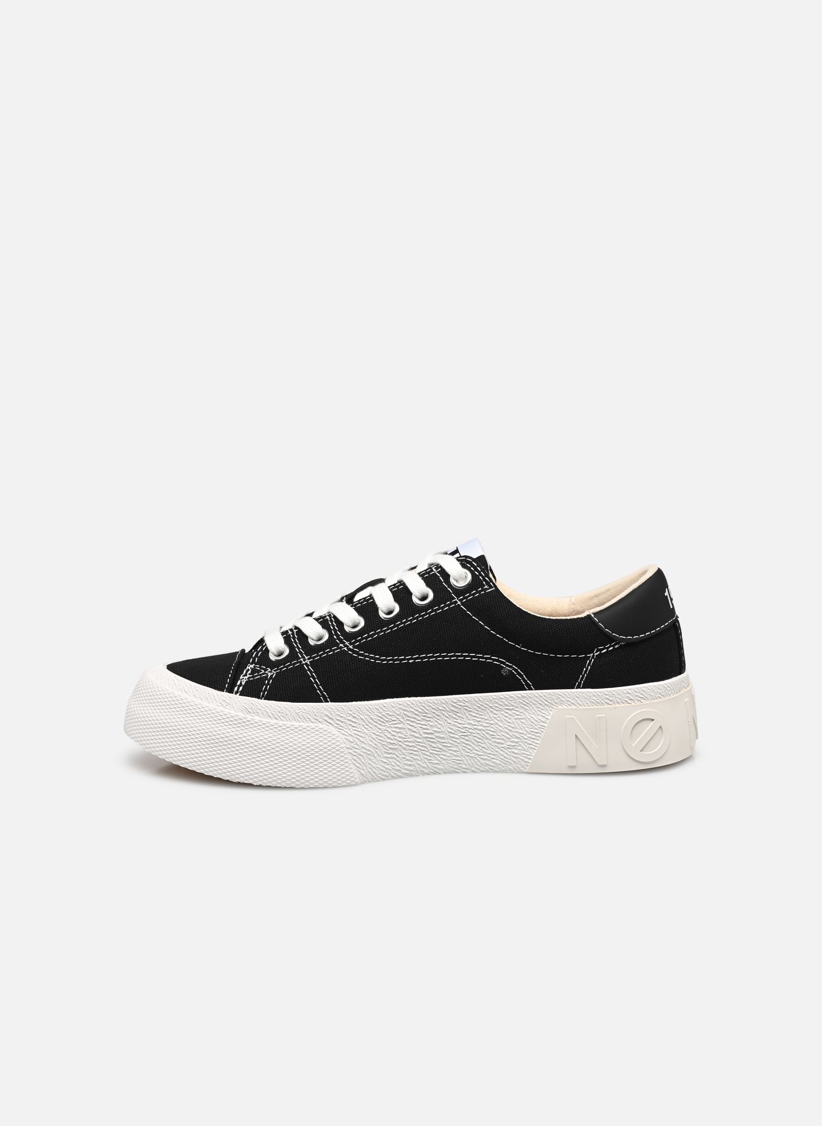 Leinen-Sneaker Reset Sneaker damen schwarz No Name Leinen-Sneaker Reset Sneaker damen schwarz BLACK/STITCH WHITE