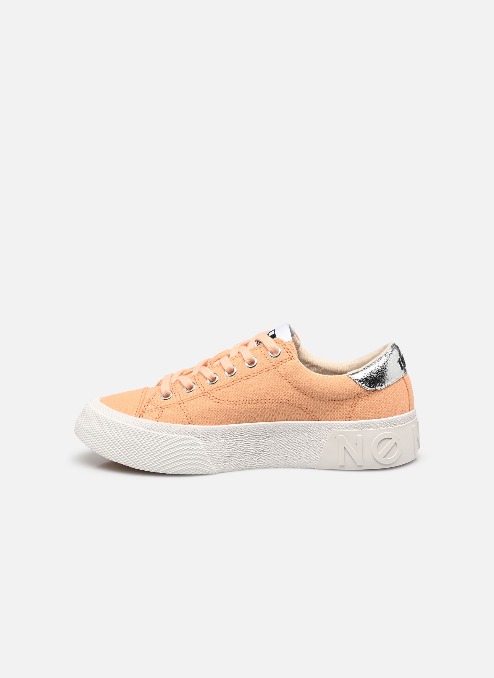 Baskets toile Reset Sneaker femme orange No Name Baskets toile Reset Sneaker femme orange APRICOT