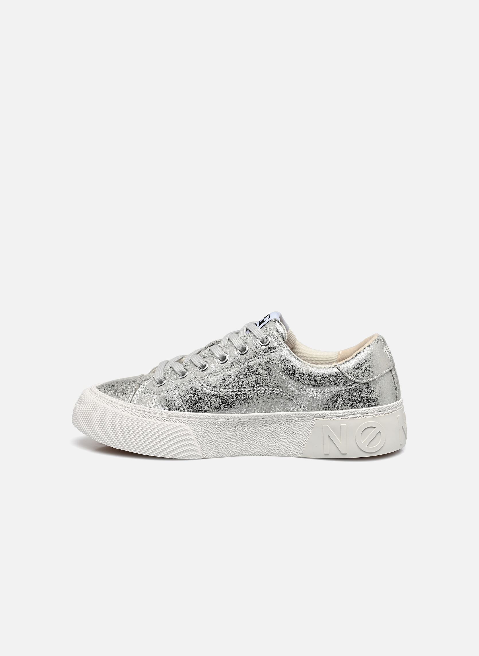 Print sneakers Reset Sneaker dames zilver No Name Print sneakers Reset Sneaker dames zilver SILVER
