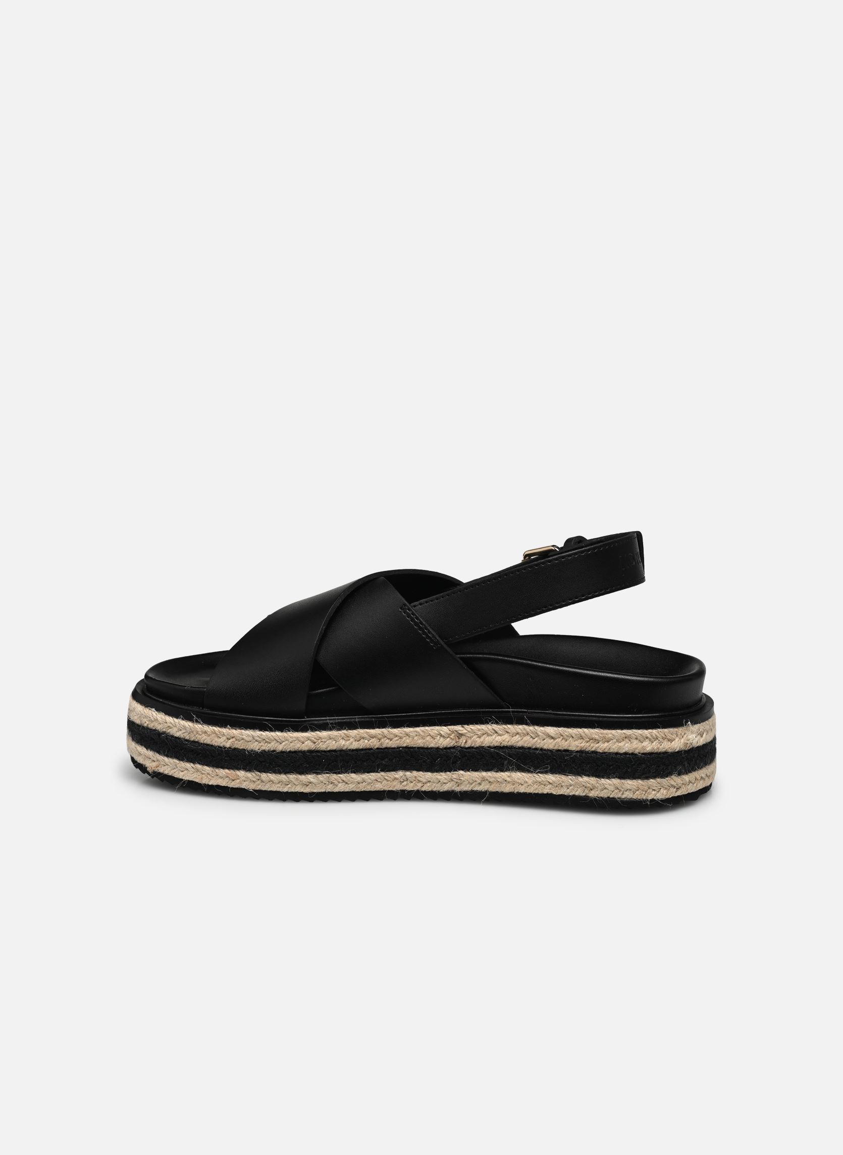 Sandali con zeppa e plateau SUNA SANDALE donna nero No Name Sandali con zeppa e plateau SUNA SANDALE donna nero BLACK