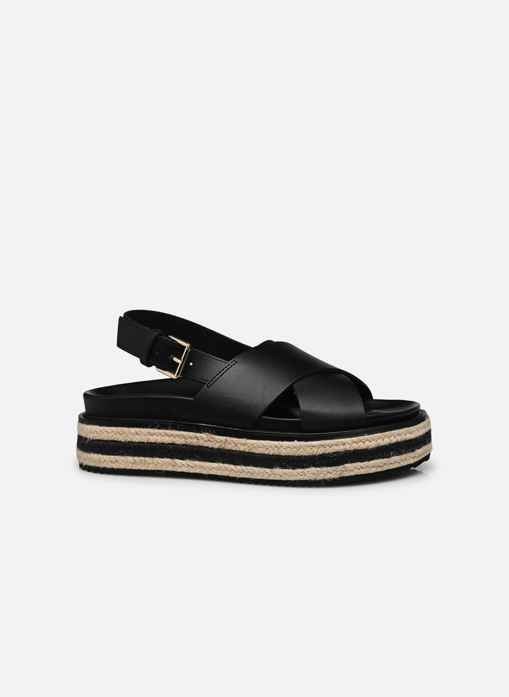 Sandali con zeppa e plateau SUNA SANDALE donna nero No Name Sandali con zeppa e plateau SUNA SANDALE donna nero BLACK