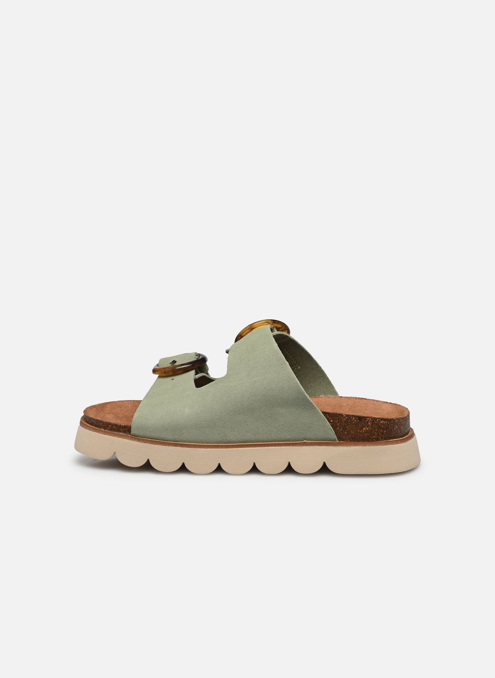 Mules et sabots Sandy Slap femme vert No Name Mules et sabots Sandy Slap femme vert TILLEUL