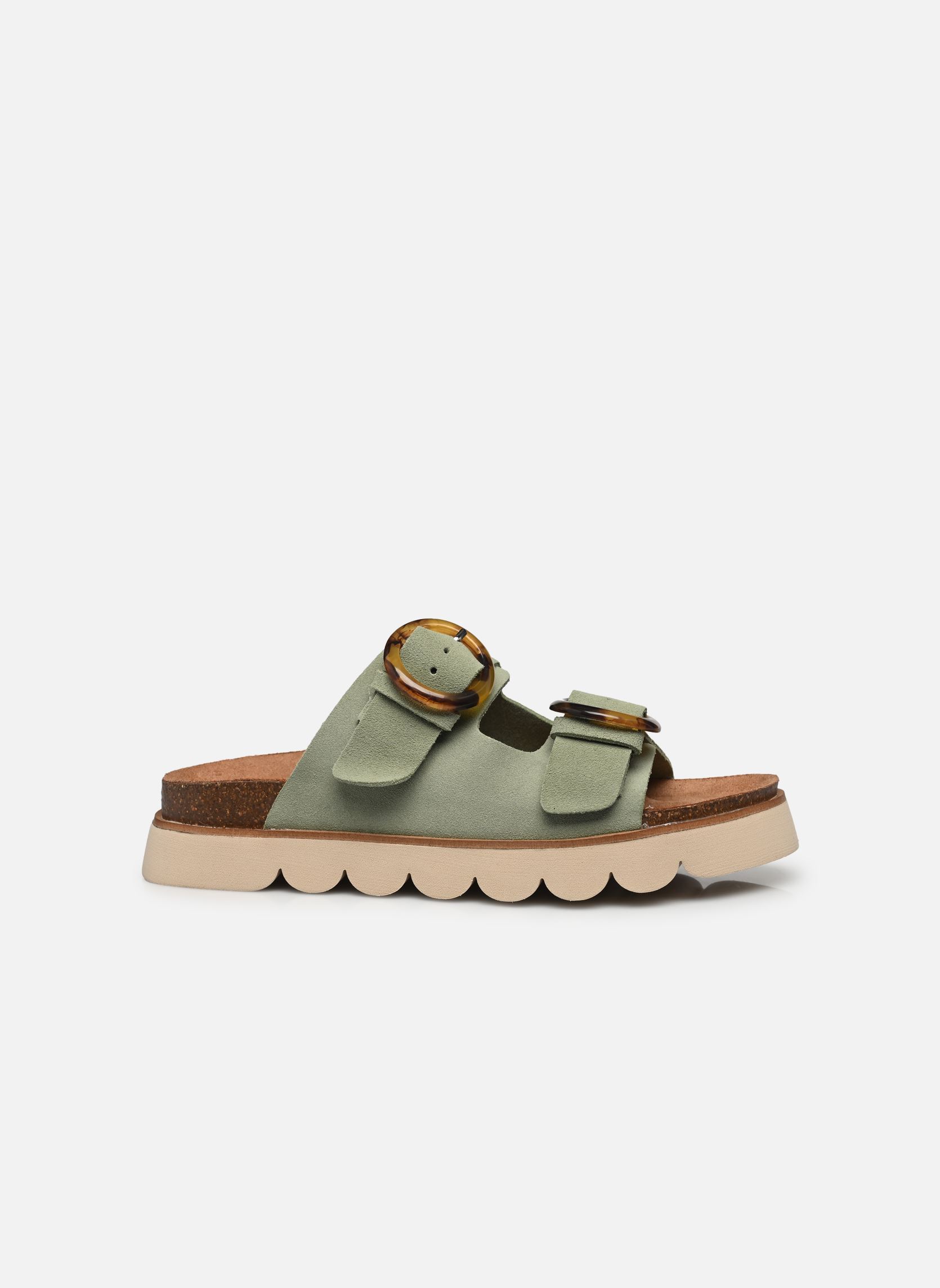 Mules et sabots Sandy Slap femme vert No Name Mules et sabots Sandy Slap femme vert TILLEUL