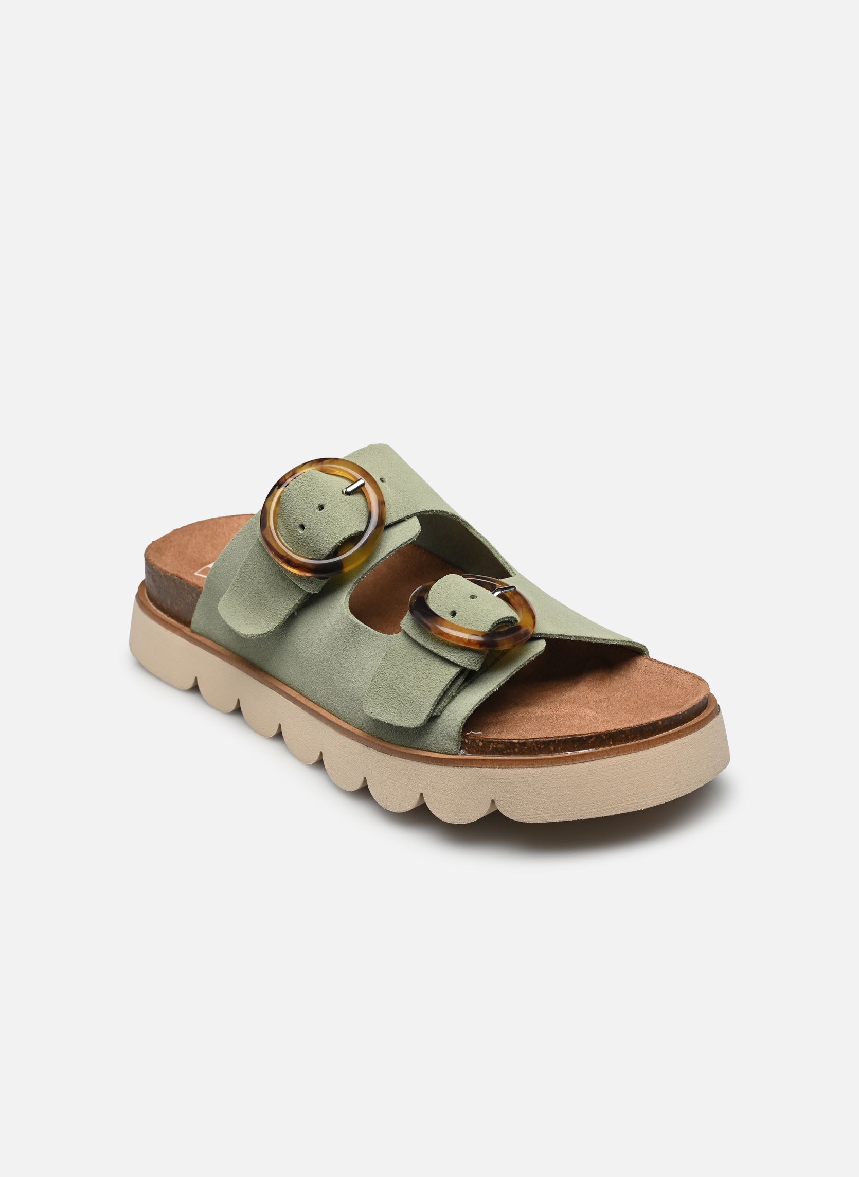 Mules et sabots Sandy Slap femme vert No Name Mules et sabots Sandy Slap femme vert TILLEUL
