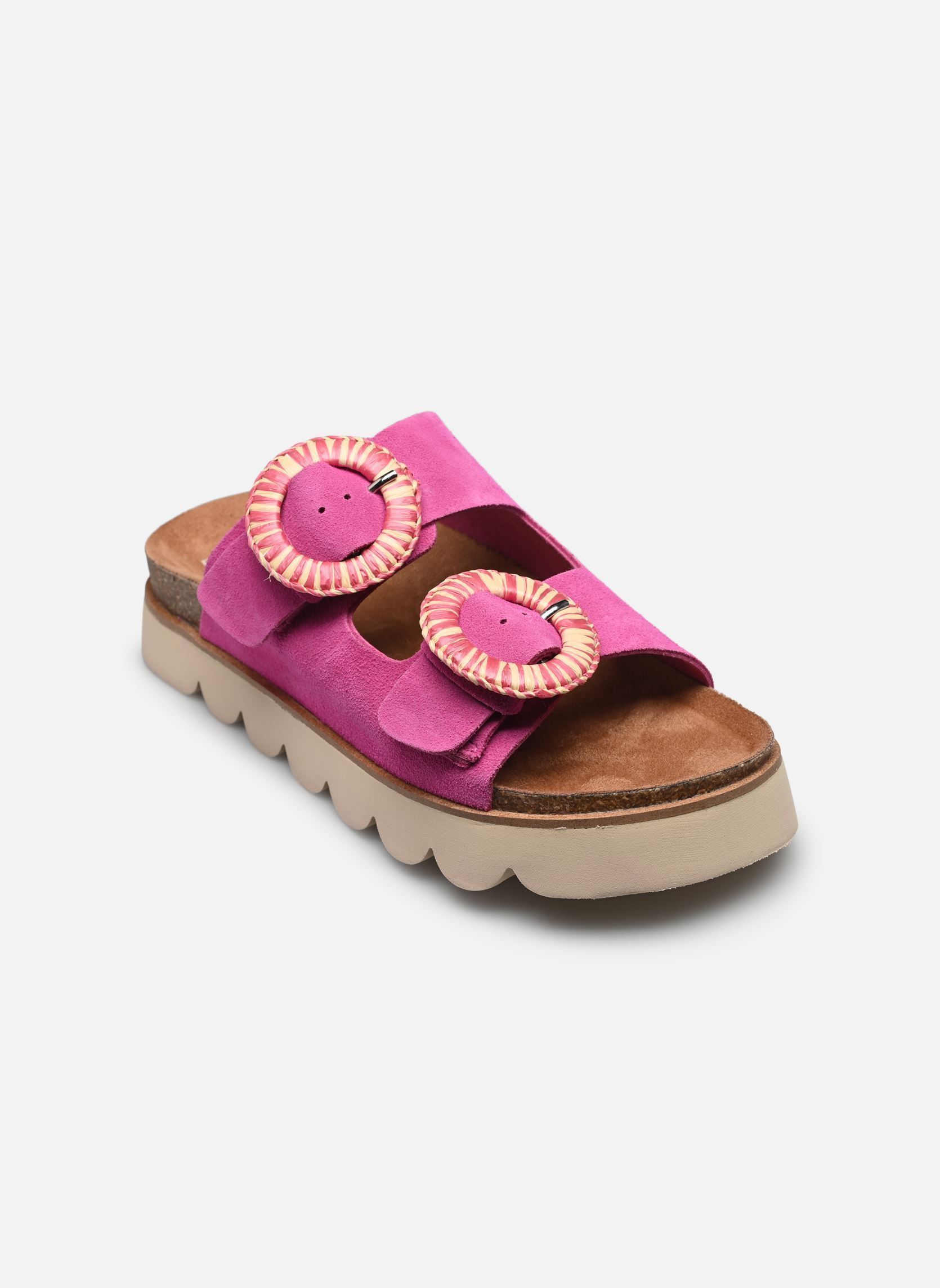 Zuecos y mules Sandy Slap mujer rosa No Name Zuecos y mules Sandy Slap mujer rosa FUXIA