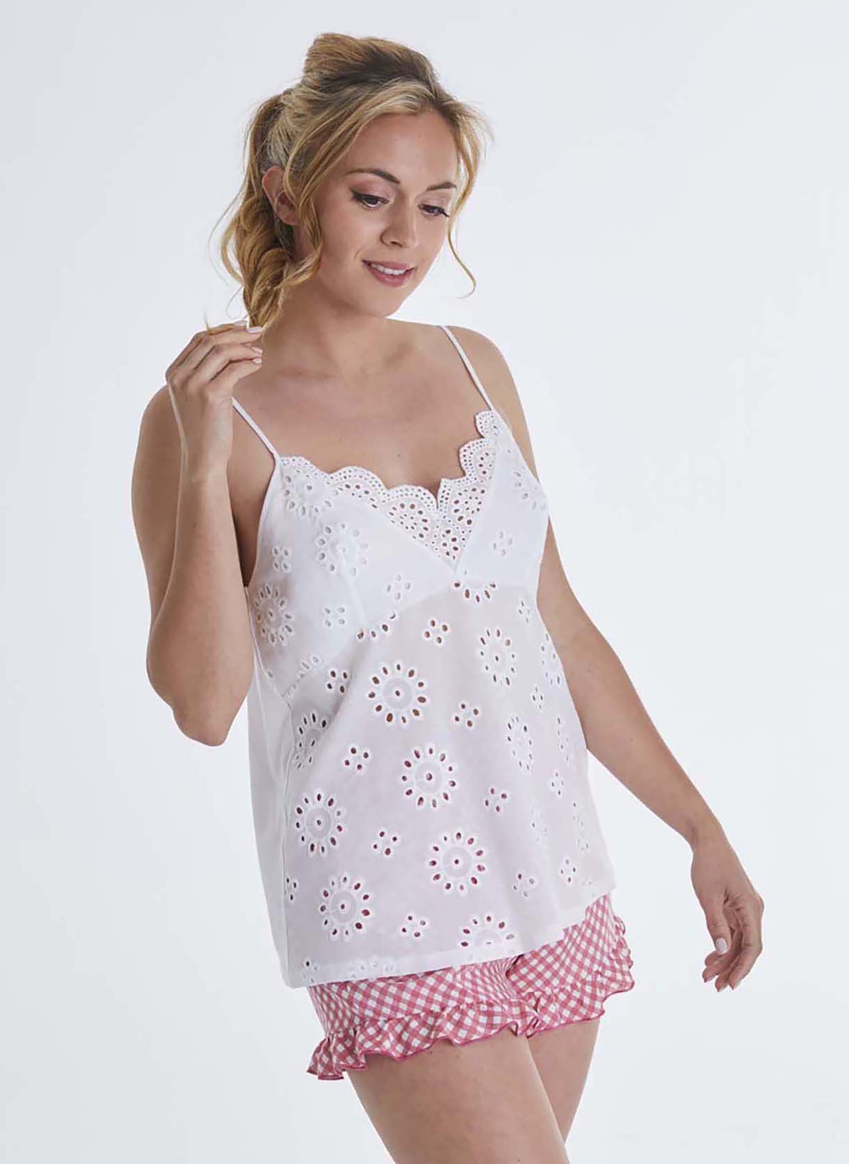 Nuisettes Top short blanc Jolie BB femme blanc Brigitte Bardot Nuisettes Top short blanc Jolie BB femme blanc Blanc
