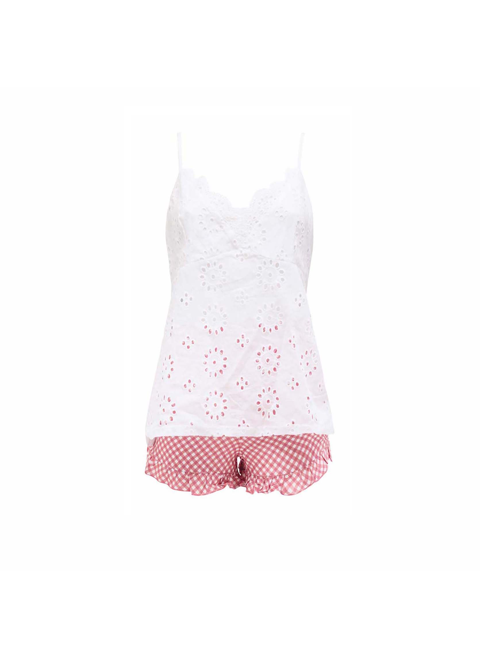 Nuisettes Top short blanc Jolie BB femme blanc Brigitte Bardot Nuisettes Top short blanc Jolie BB femme blanc Blanc