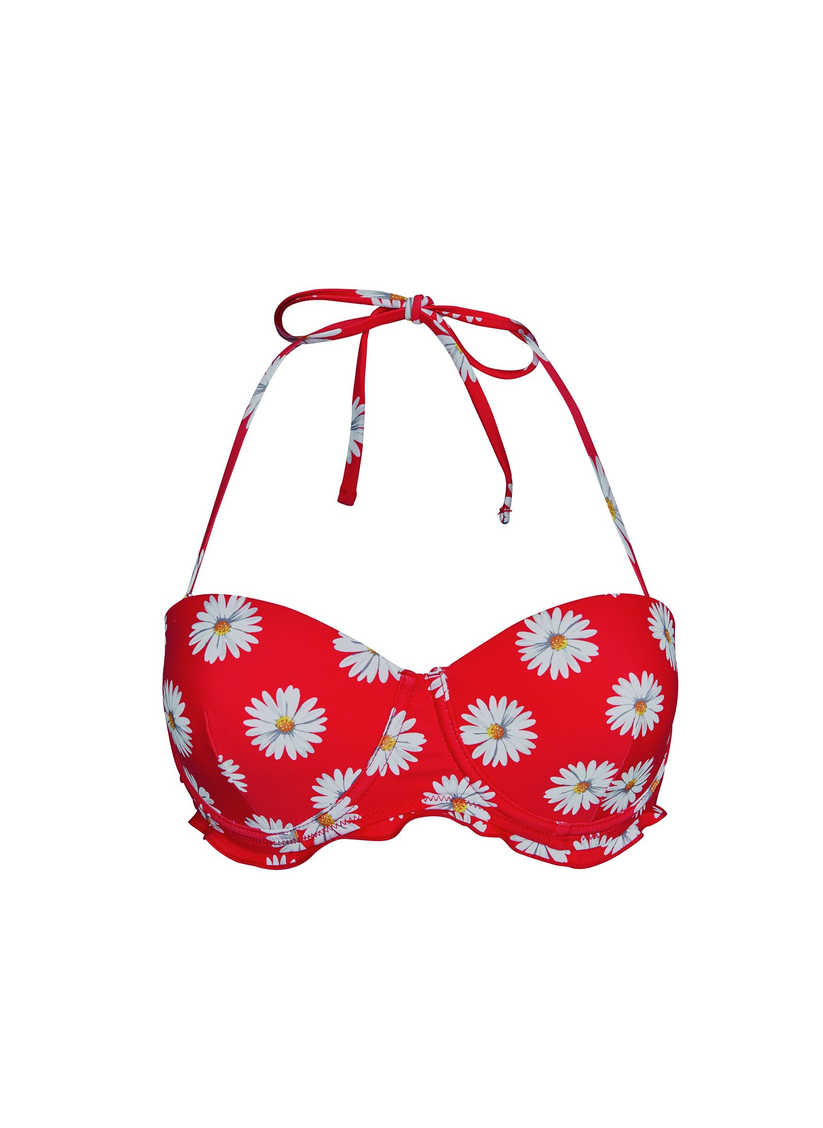 Haut De Maillot De Bain RASUREL Bonnet C Taille 4 (FR95C/INT80C) Rouge - Neuf Avec étiquettes