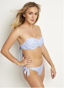 Hauts de maillot balconnet bleu