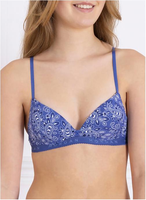 Morgan Brassières Soutien-gorge sans armatures souple bleu Gaby fille bleu