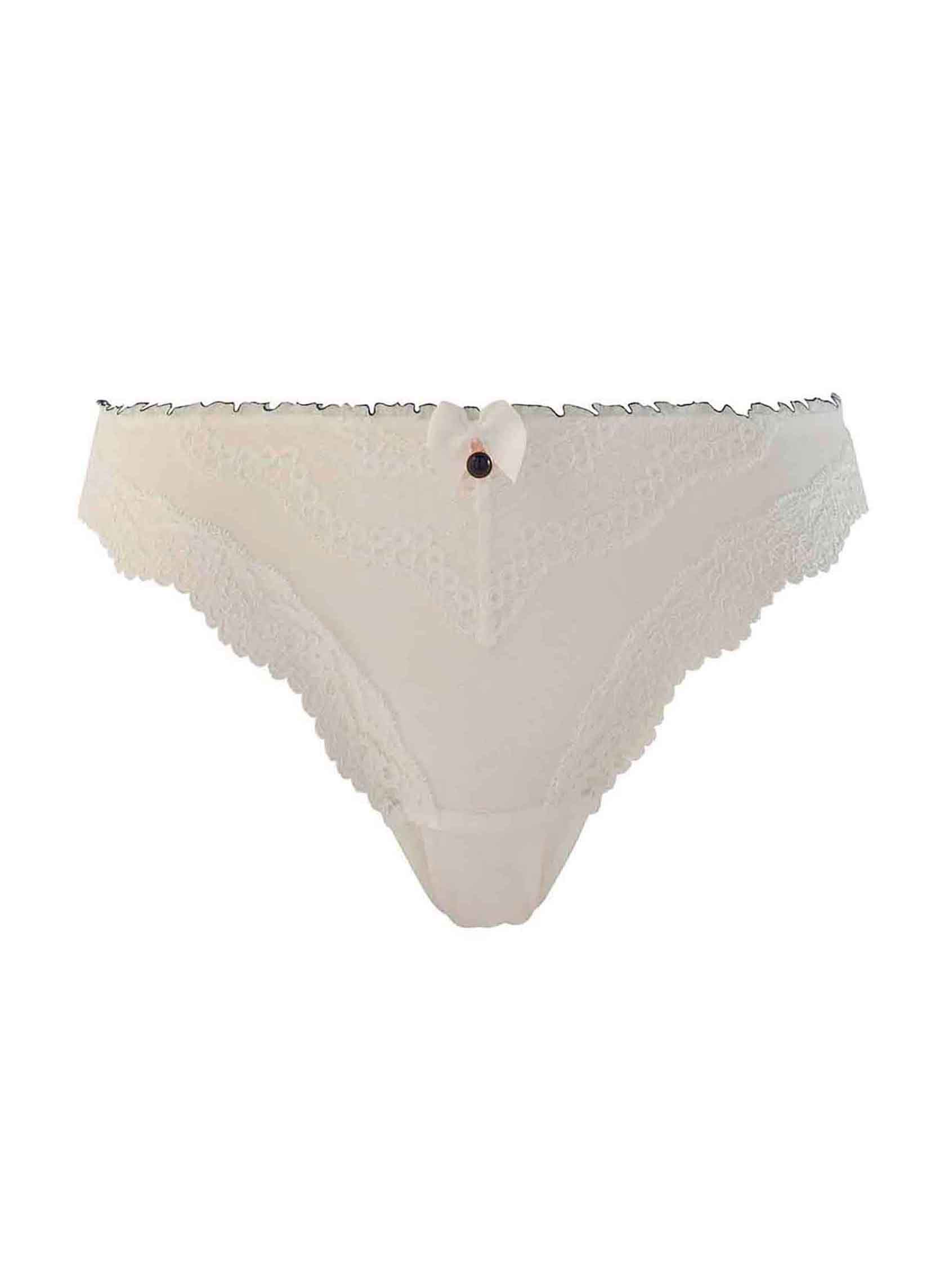 Culottes Tanga ivoire Star femme blanc Brigitte Bardot Culottes Tanga ivoire Star femme blanc Blanc