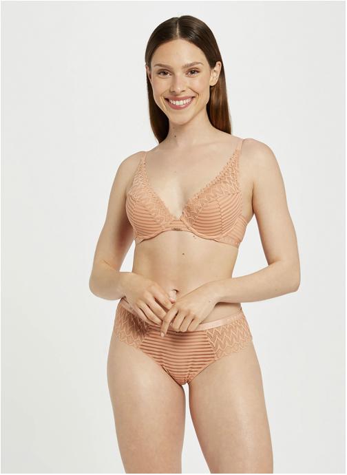 Morgan Culottes Shorty tanga nude Célia femme rose