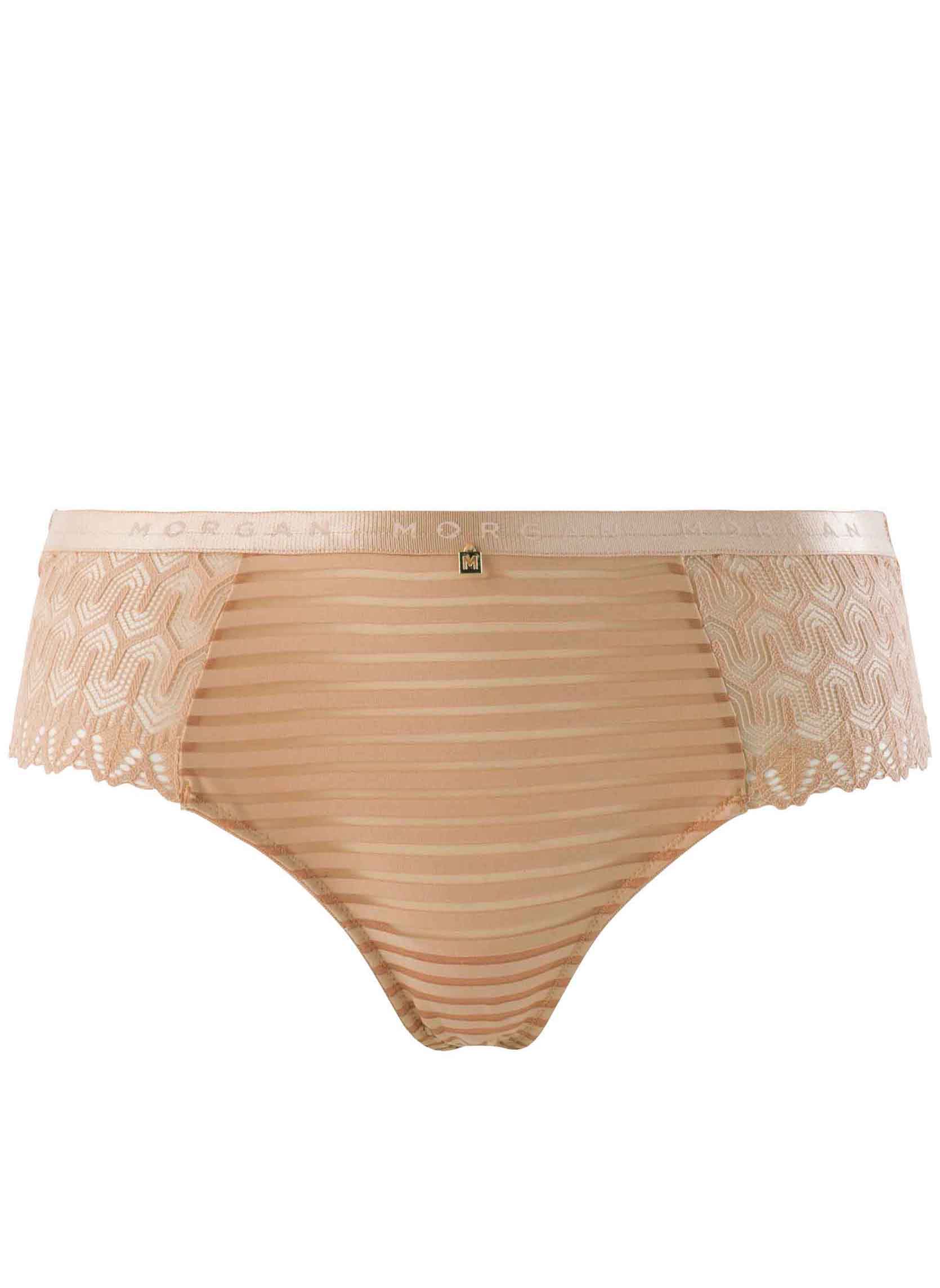 Culottes Shorty tanga nude Célia femme rose Morgan Culottes Shorty tanga nude Célia femme rose Rose