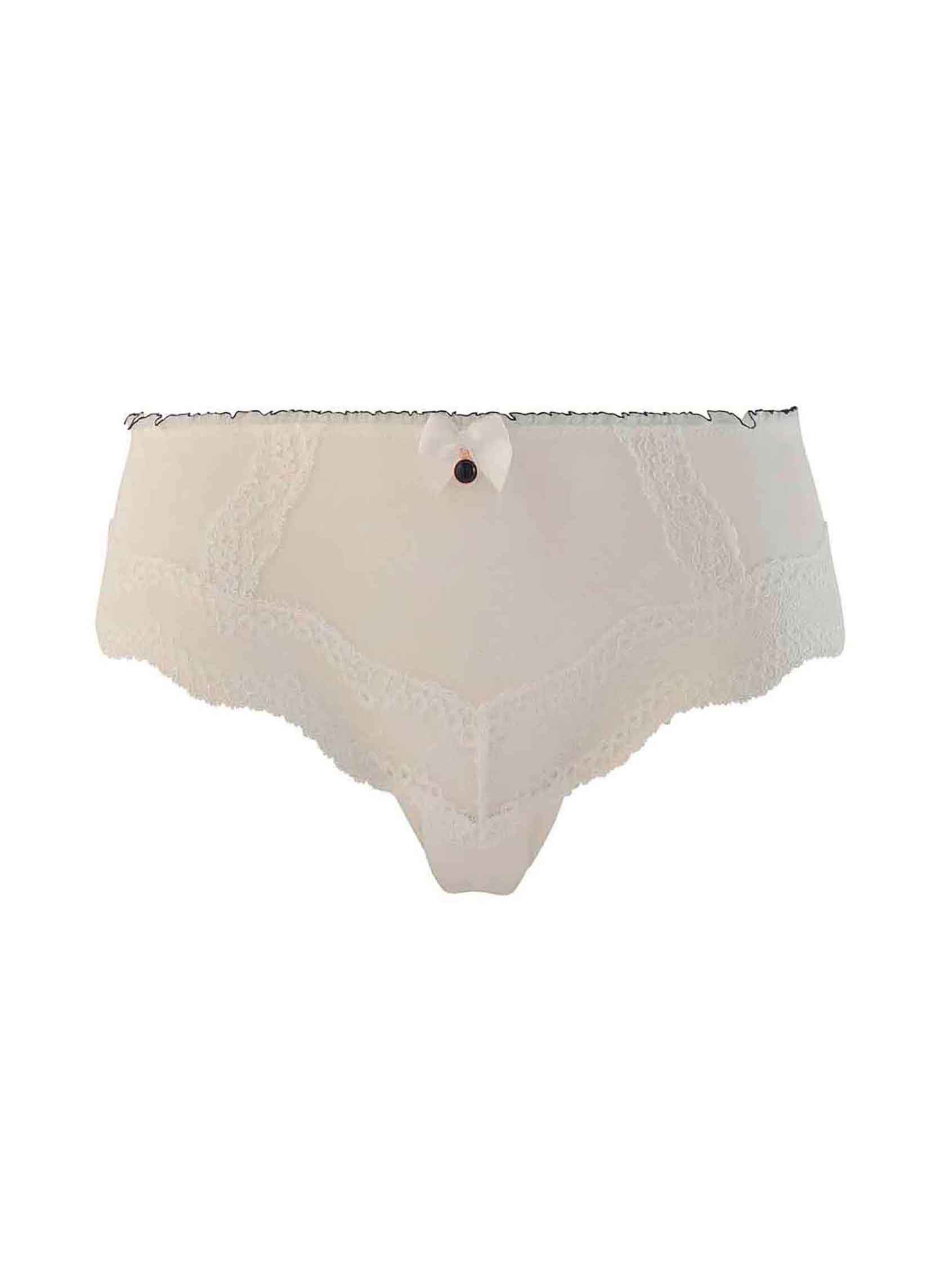 Culottes Shorty ivoire Star femme blanc Brigitte Bardot Culottes Shorty ivoire Star femme blanc Blanc