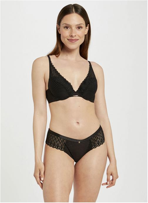 Morgan Culottes Shorty tanga noir Célia femme noir