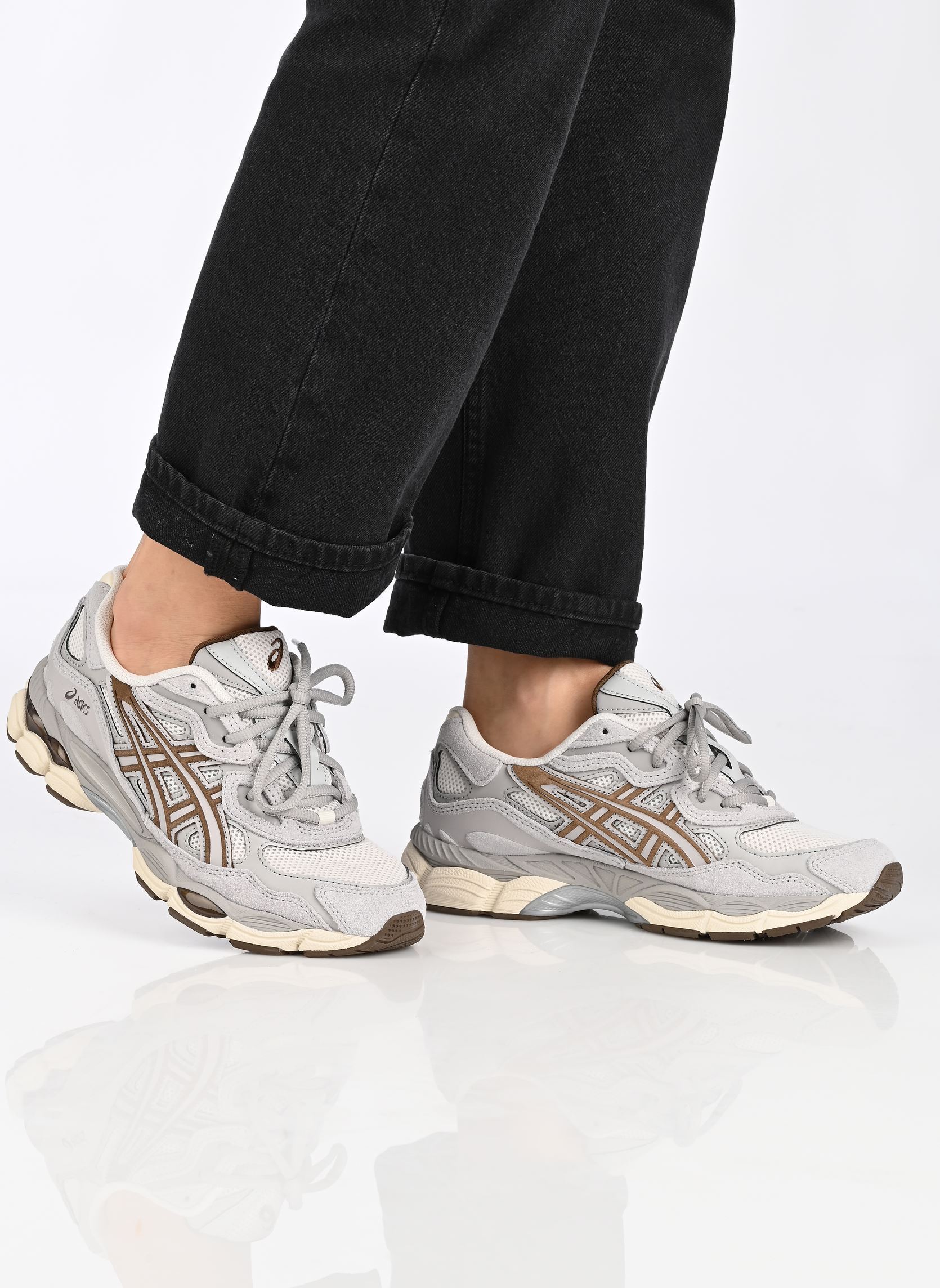 Sneaker Gel-Nyc damen grau Asics Sneaker Gel-Nyc damen grau CREAM/CEMENT GREY
