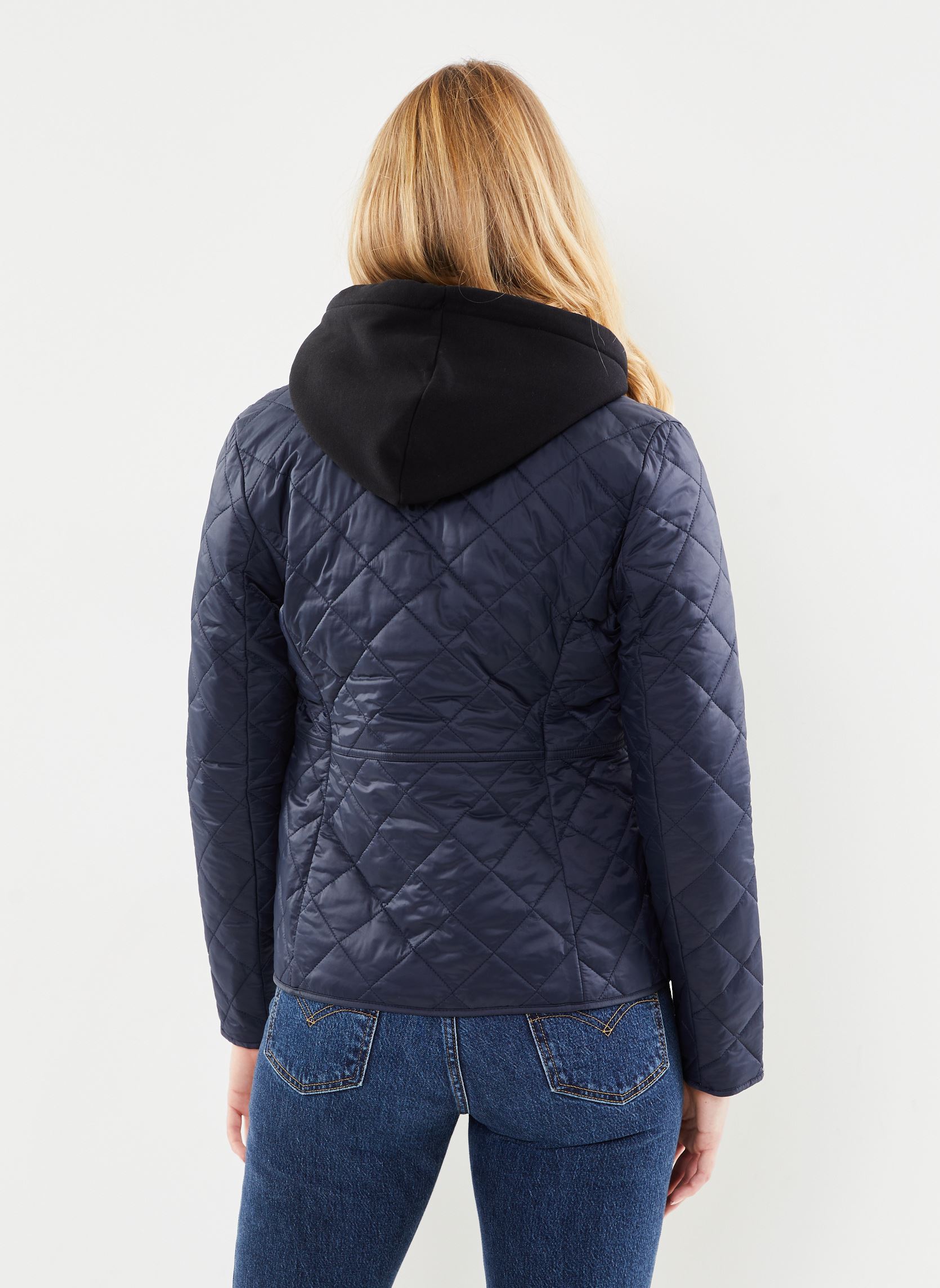 Mäntel Deveron Quilt damen blau Barbour Mäntel Deveron Quilt damen blau Navy/Pale pink