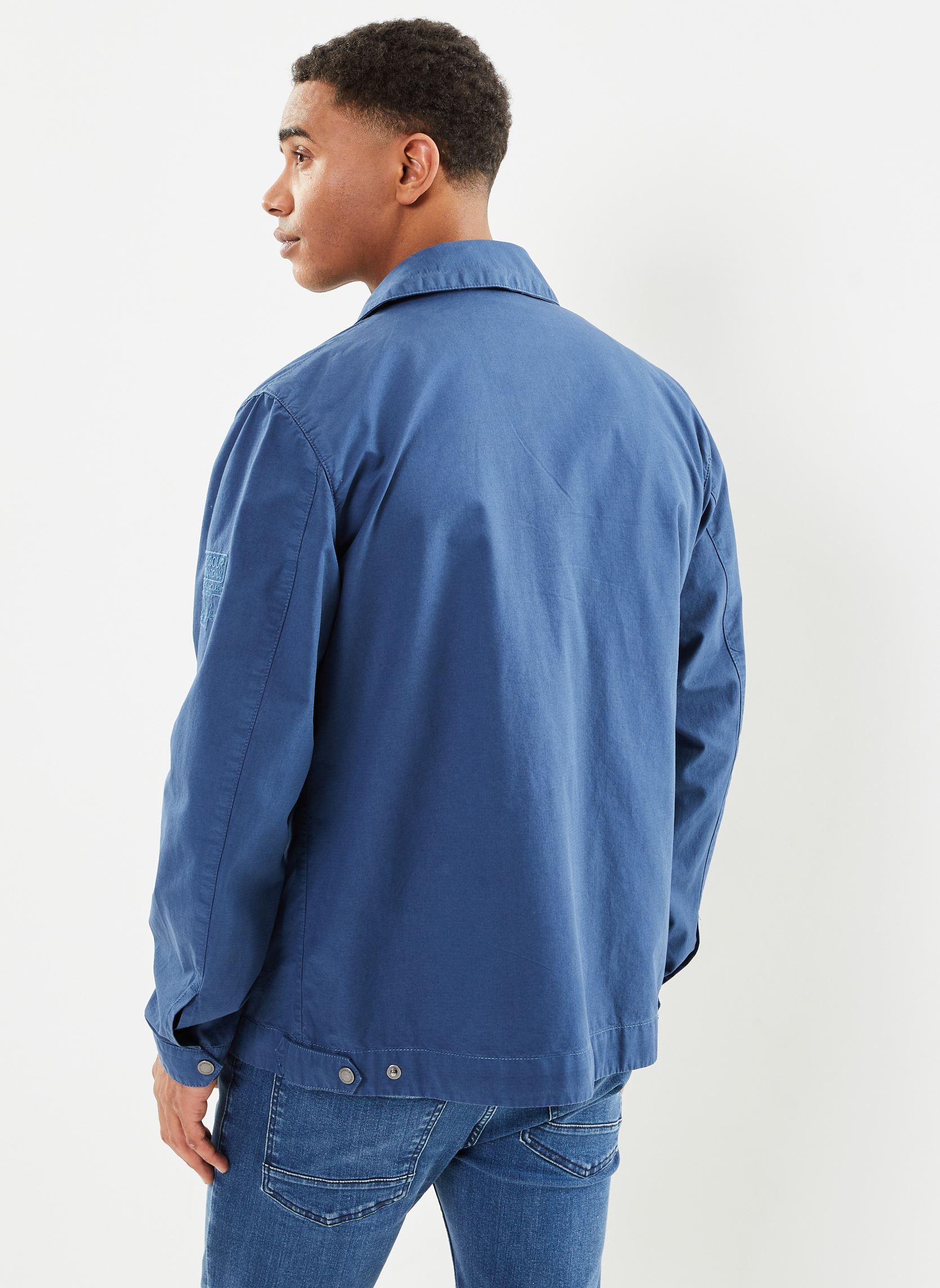 Jassen B.intl Workers Casual heren blauw Barbour Jassen B.intl Workers Casual heren blauw WASHED COBALT