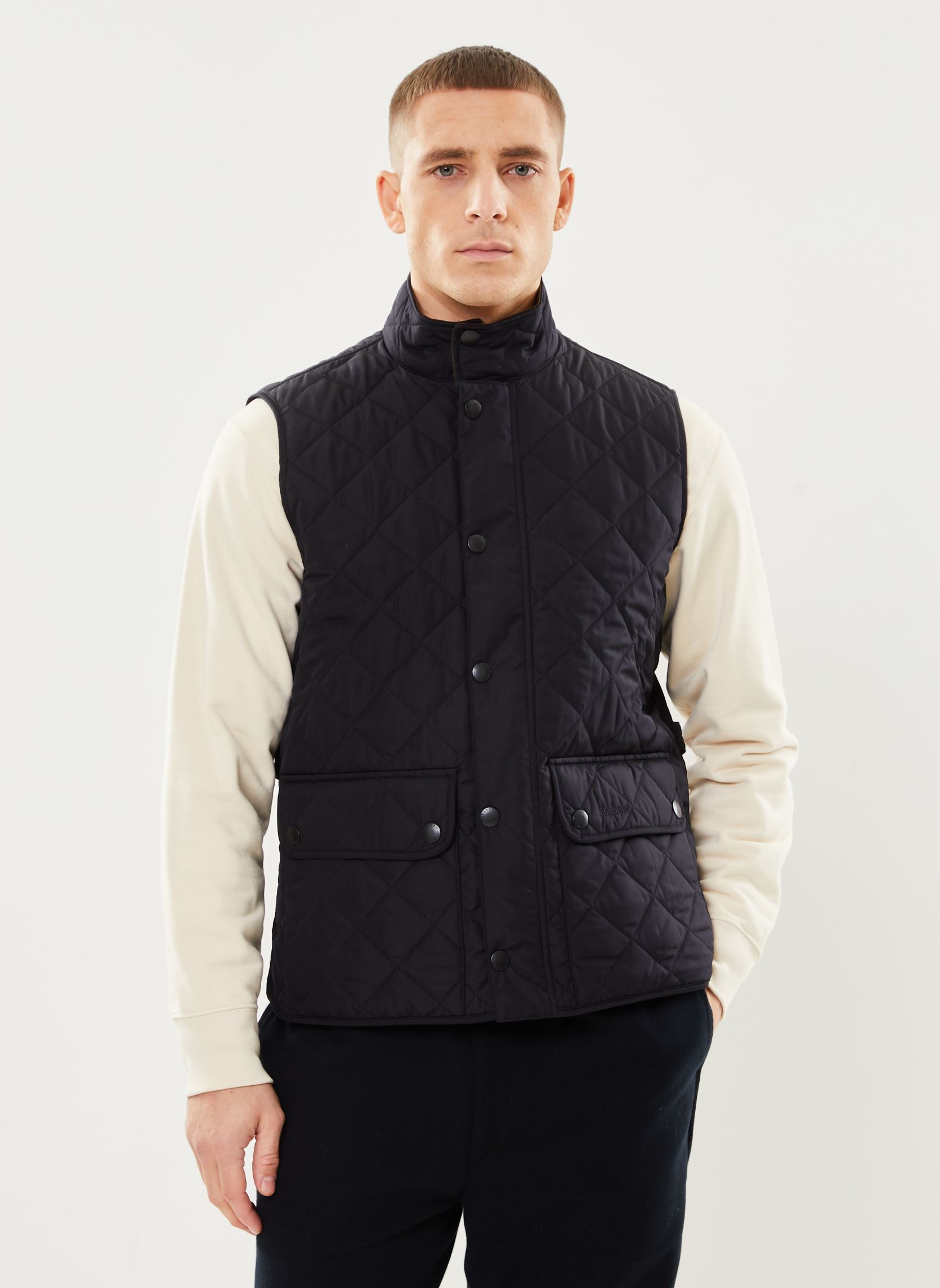 Gilets New Lowerdale Gilet homme bleu Barbour Gilets New Lowerdale Gilet homme bleu NAVY