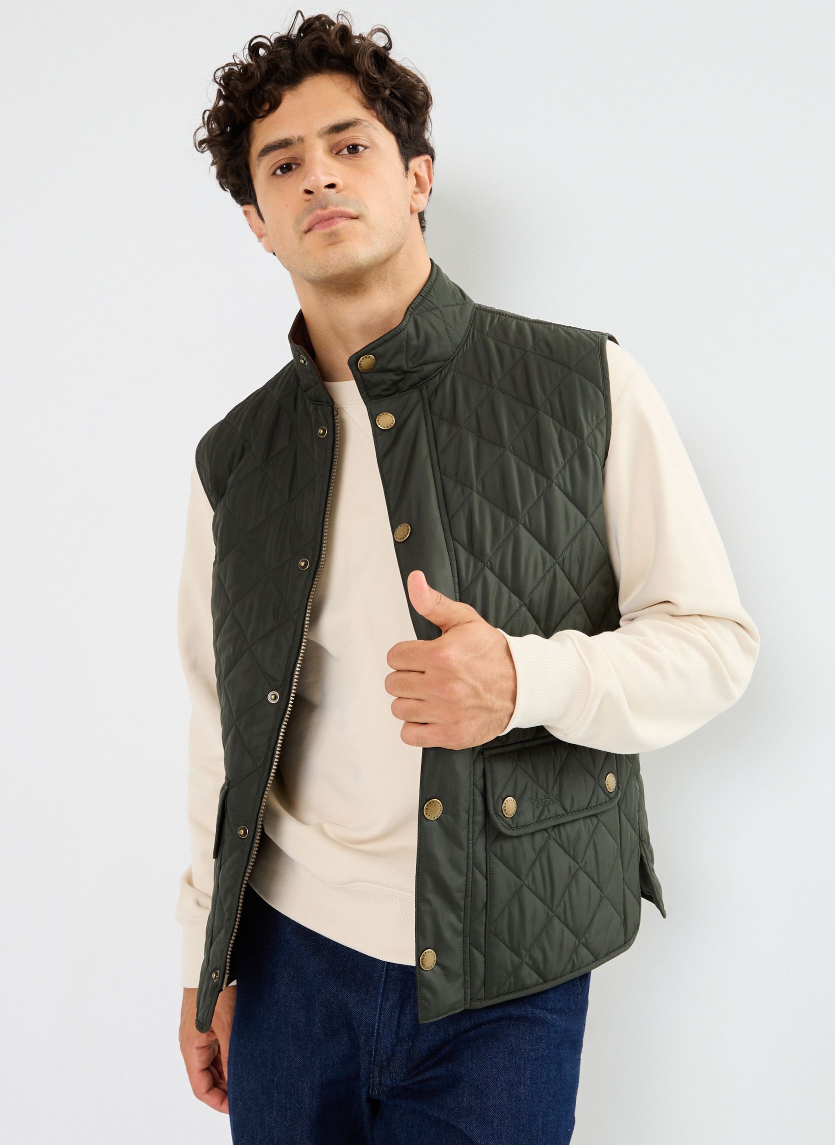 Vesten New Lowerdale Gilet heren groen Barbour Vesten New Lowerdale Gilet heren groen SAGE