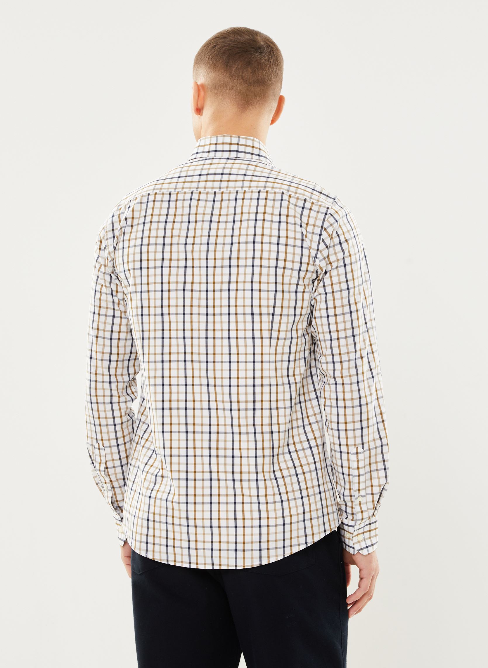 Chemises Eldon Tailored Shirt homme beige Barbour Chemises Eldon Tailored Shirt homme beige STONE